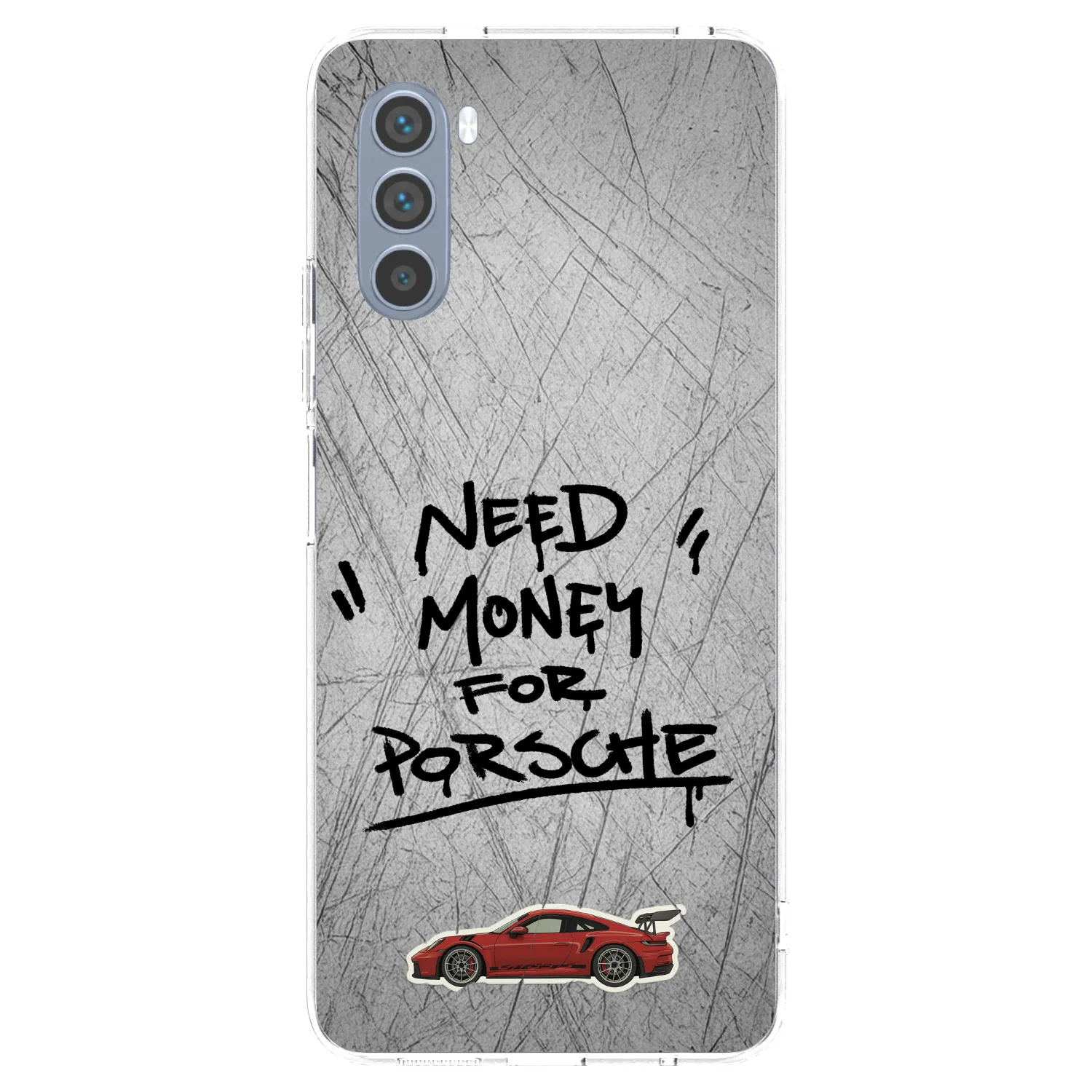 Picasee husă transparentă din silicon pentru Motorola Moto G62 - Grey Drift