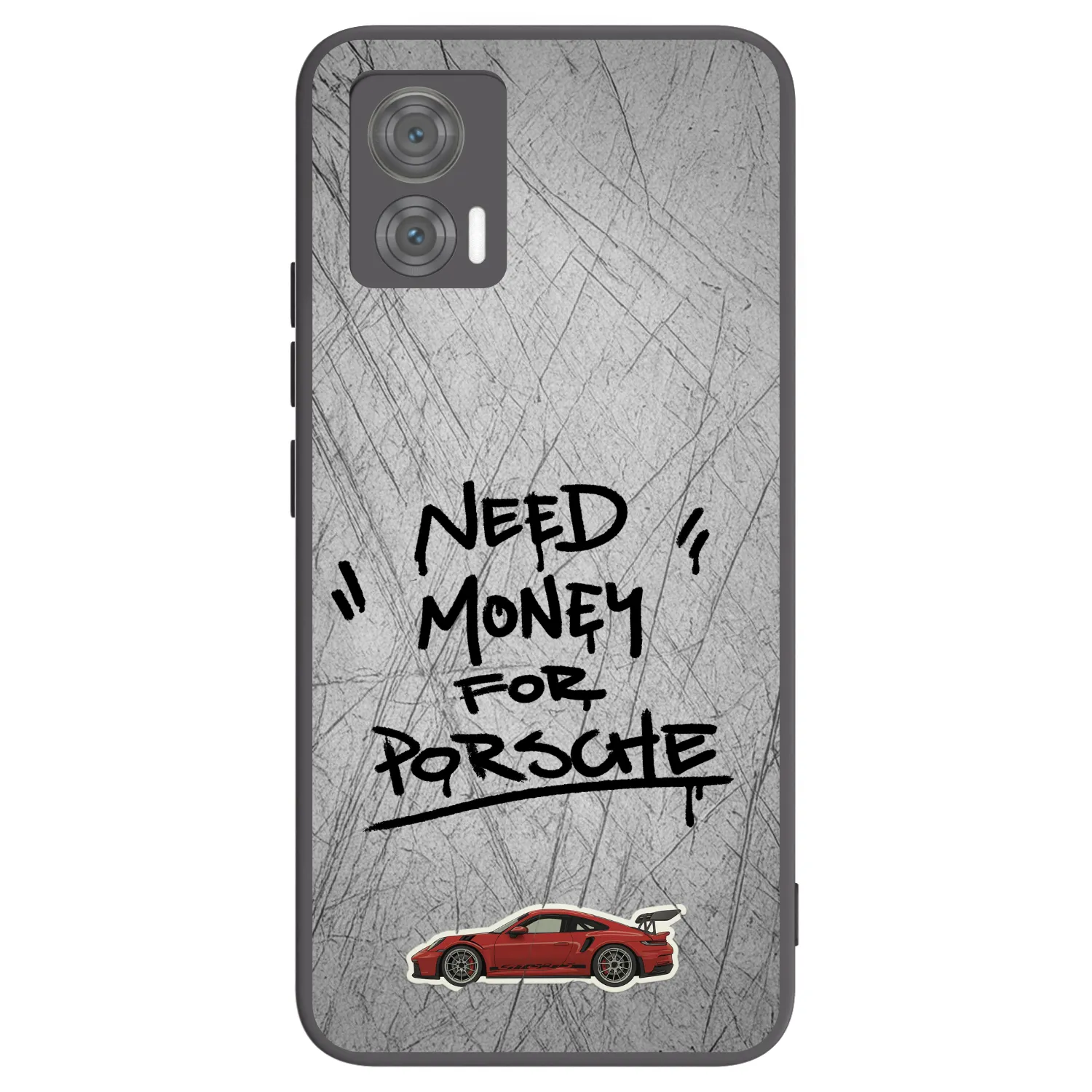 Picasee husă neagră din silicon pentru Motorola Edge 30 Neo - Grey Drift