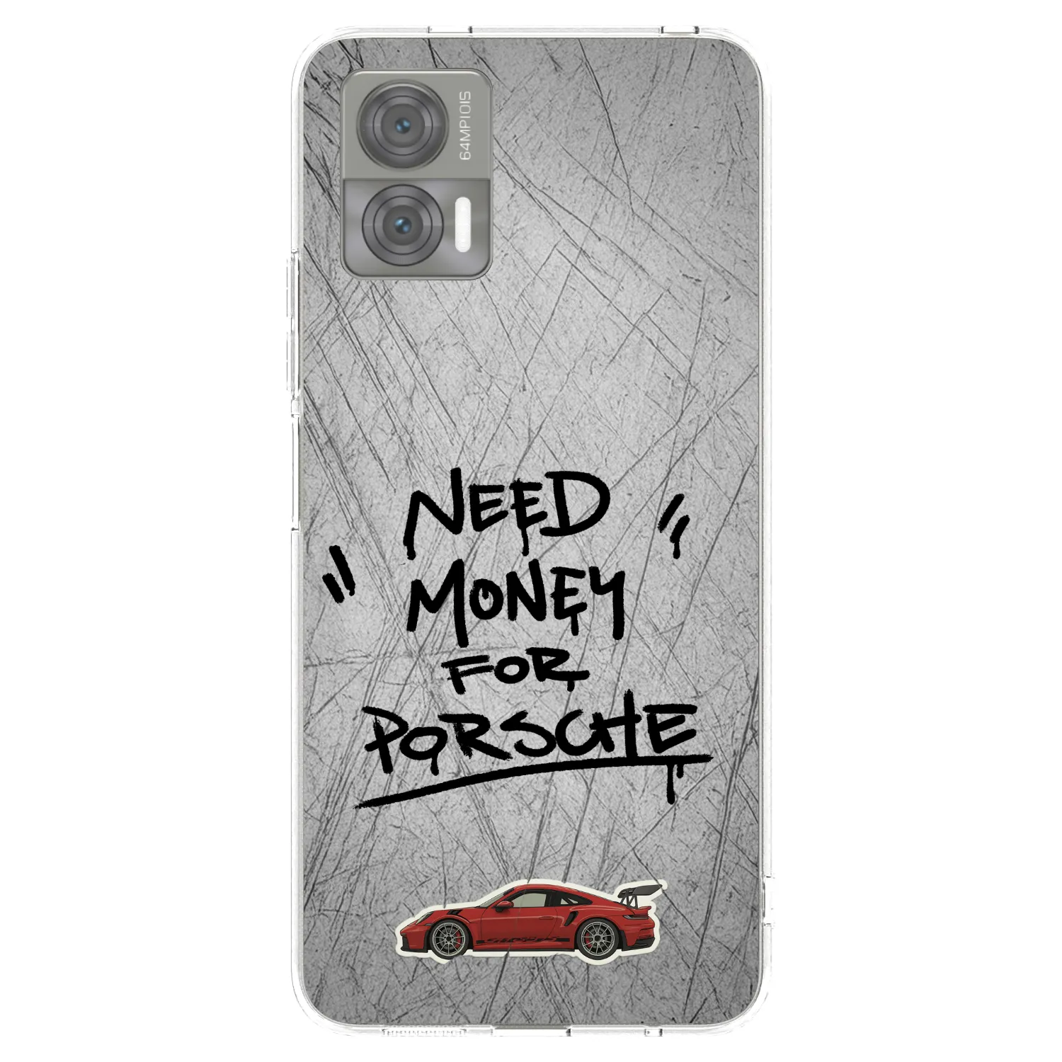 Picasee husă transparentă din silicon pentru Motorola Edge 30 Neo - Grey Drift