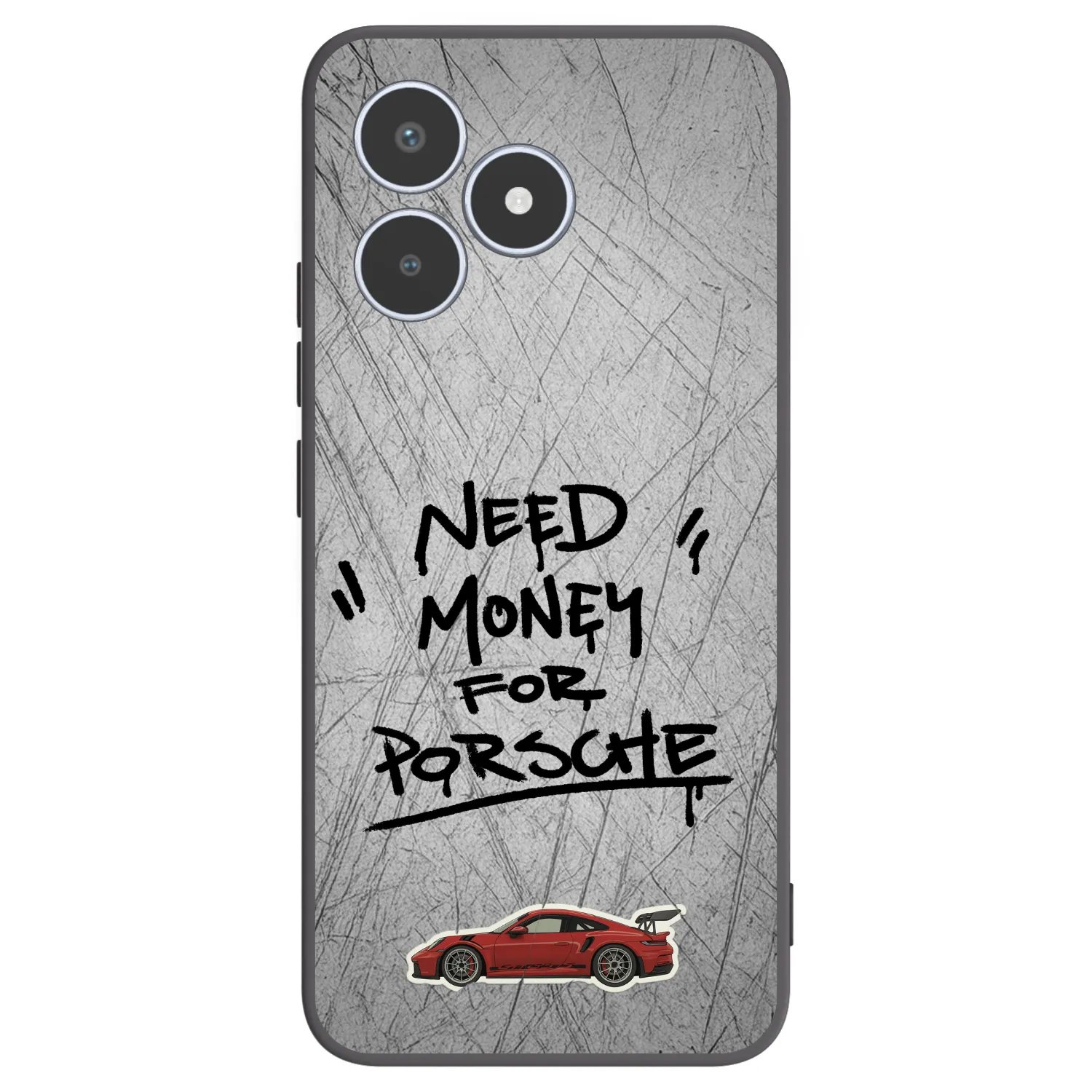 Picasee husă neagră din silicon pentru Realme C53 - Grey Drift