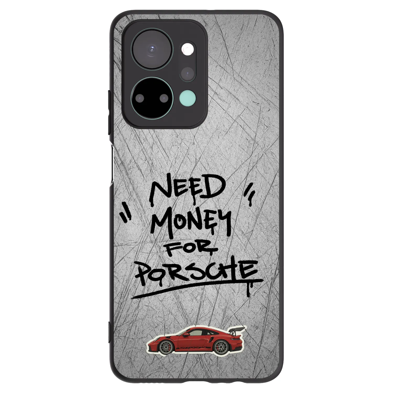 Picasee husă neagră din silicon pentru Honor X7a - Grey Drift