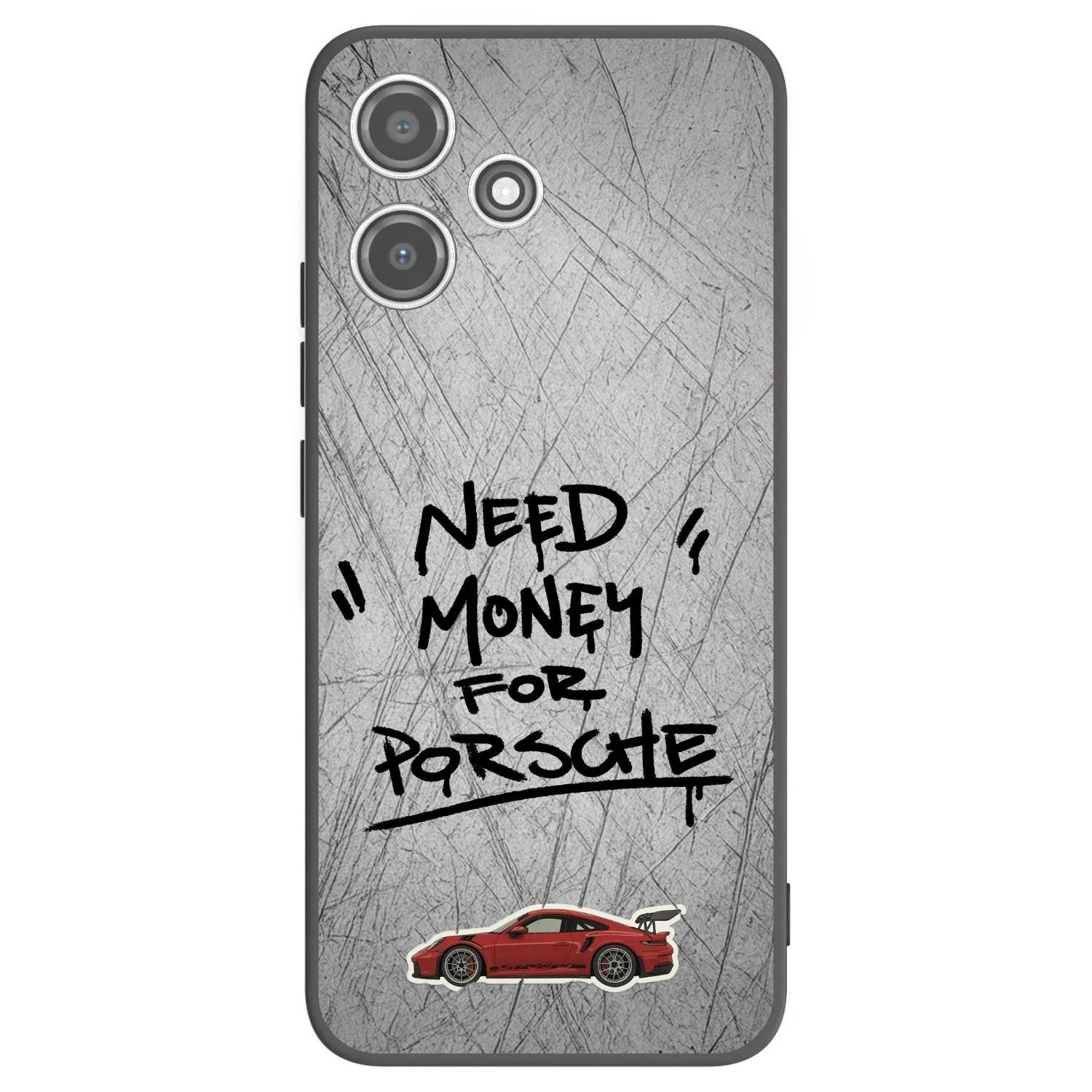 Picasee husă neagră din silicon pentru Xiaomi Redmi 12 5G - Grey Drift