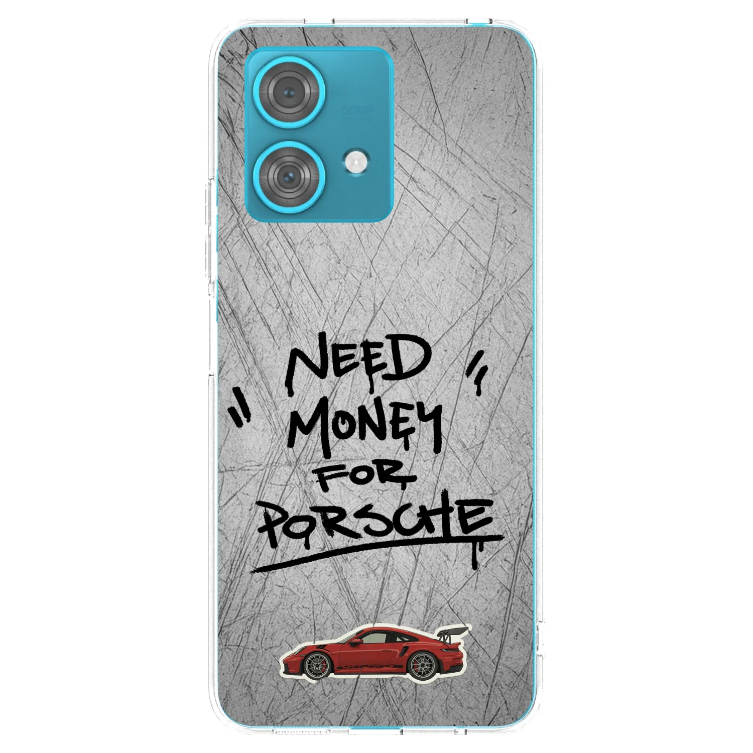Picasee husă transparentă din silicon pentru Motorola Edge 40 Neo - Grey Drift