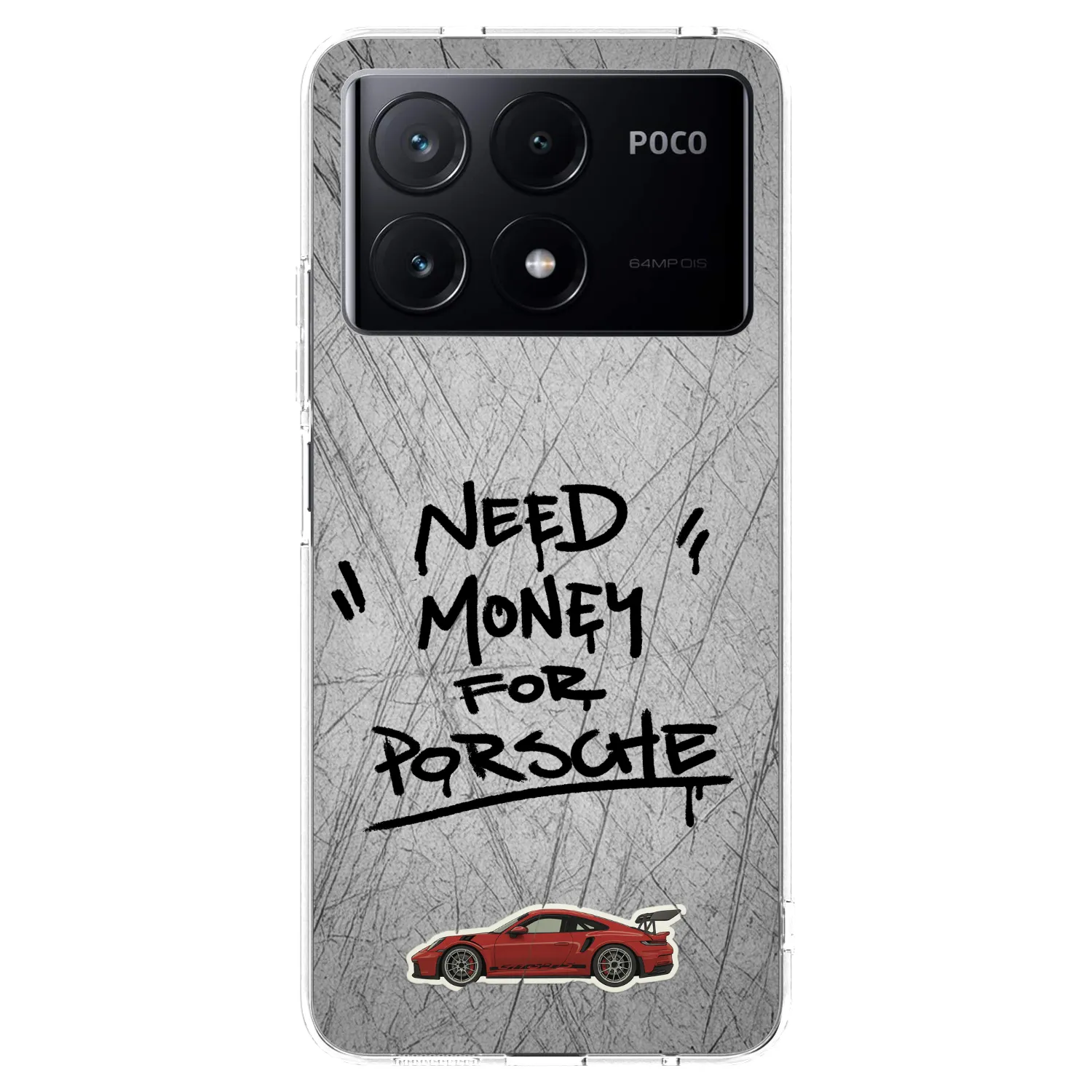 Picasee husă transparentă din silicon pentru Xiaomi Poco X6 Pro - Grey Drift