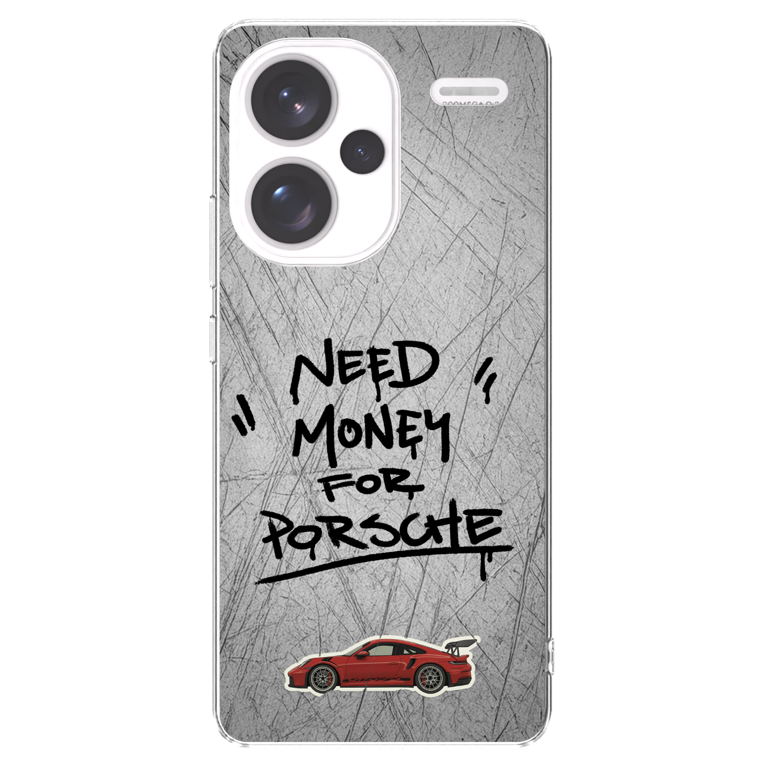 Picasee husă transparentă din silicon pentru Xiaomi Redmi Note 13 Pro+ 5G - Grey Drift