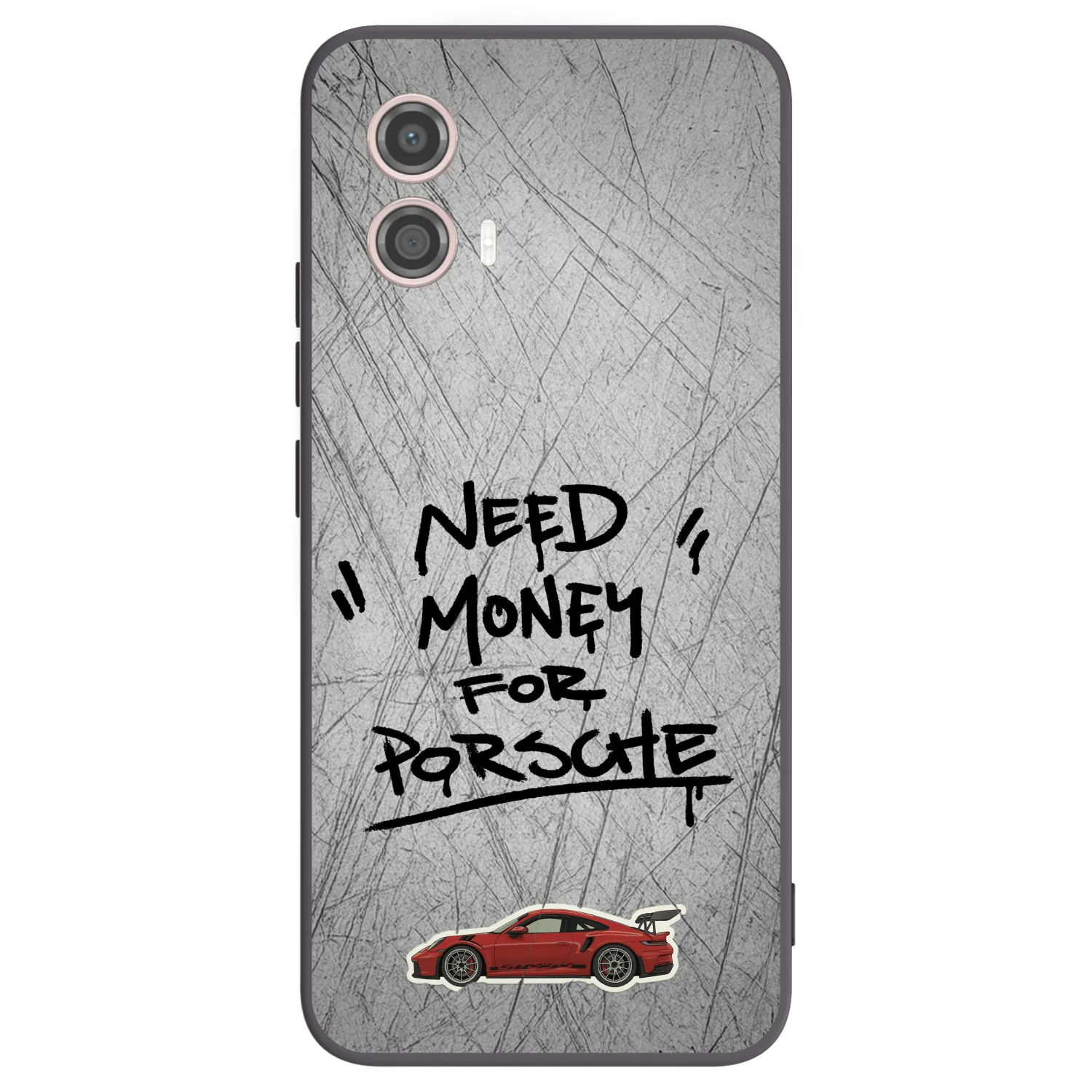 Picasee husă neagră din silicon pentru Motorola Moto G53 5G - Grey Drift