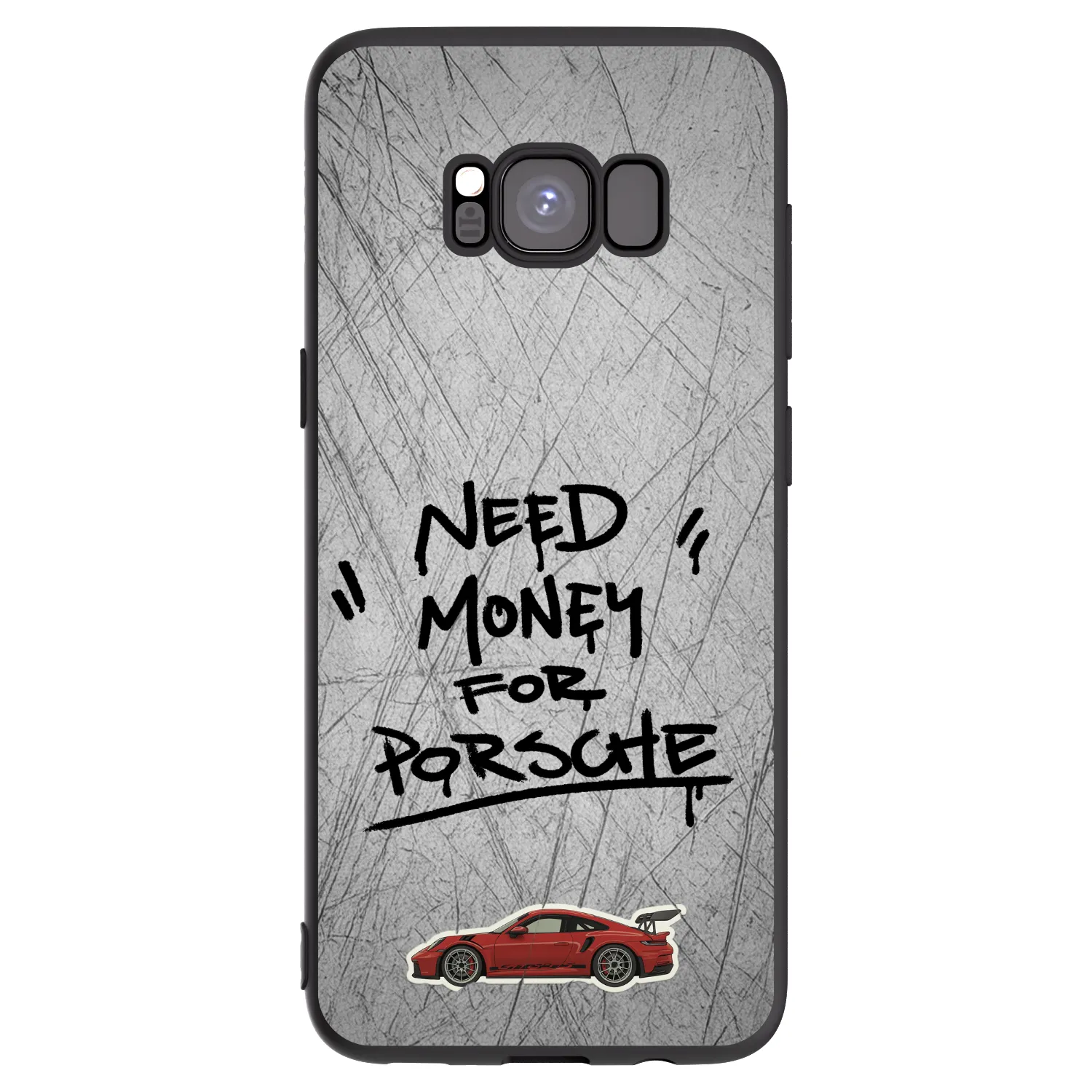 Picasee husă neagră din silicon pentru Samsung Galaxy S8 G950F - Grey Drift