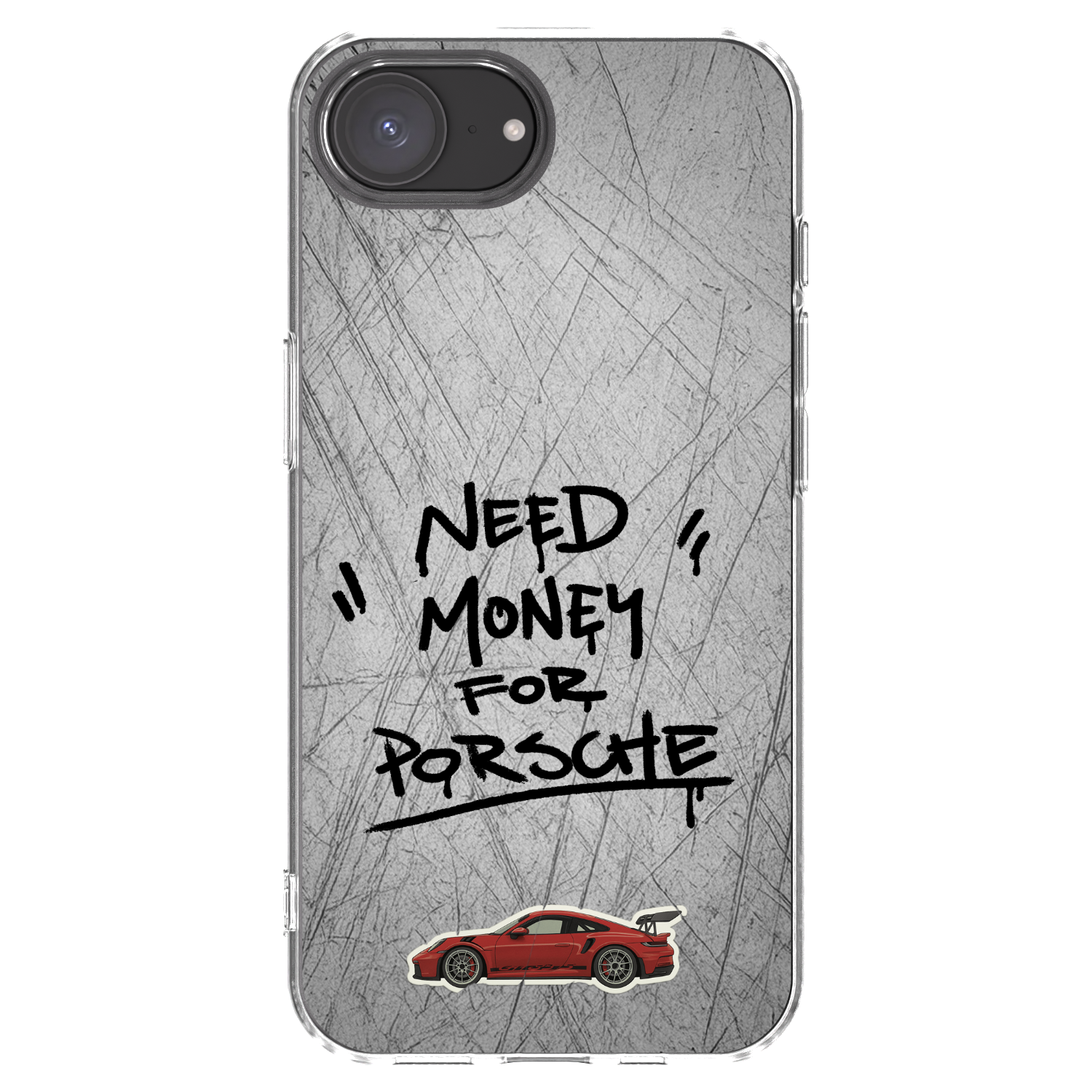 Picasee husă transparentă din silicon pentru Apple iPhone 16e - Grey Drift