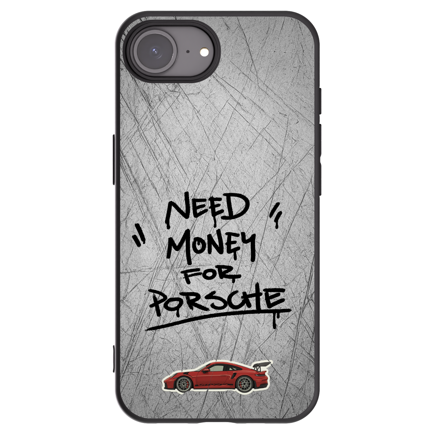 Picasee husă neagră din silicon pentru Apple iPhone 16e - Grey Drift