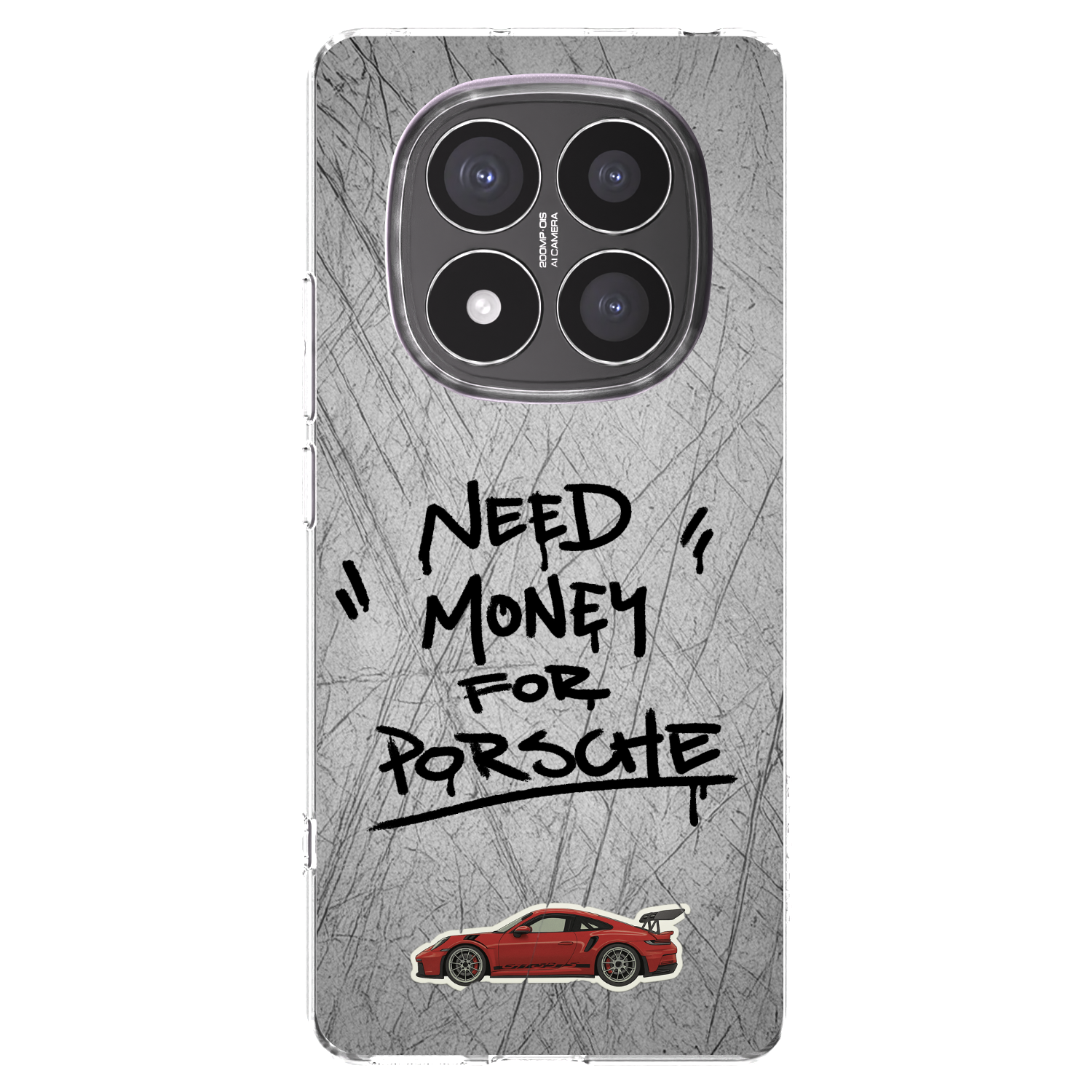 Picasee husă transparentă din silicon pentru Xiaomi Redmi Note 14 Pro+ 5G - Grey Drift