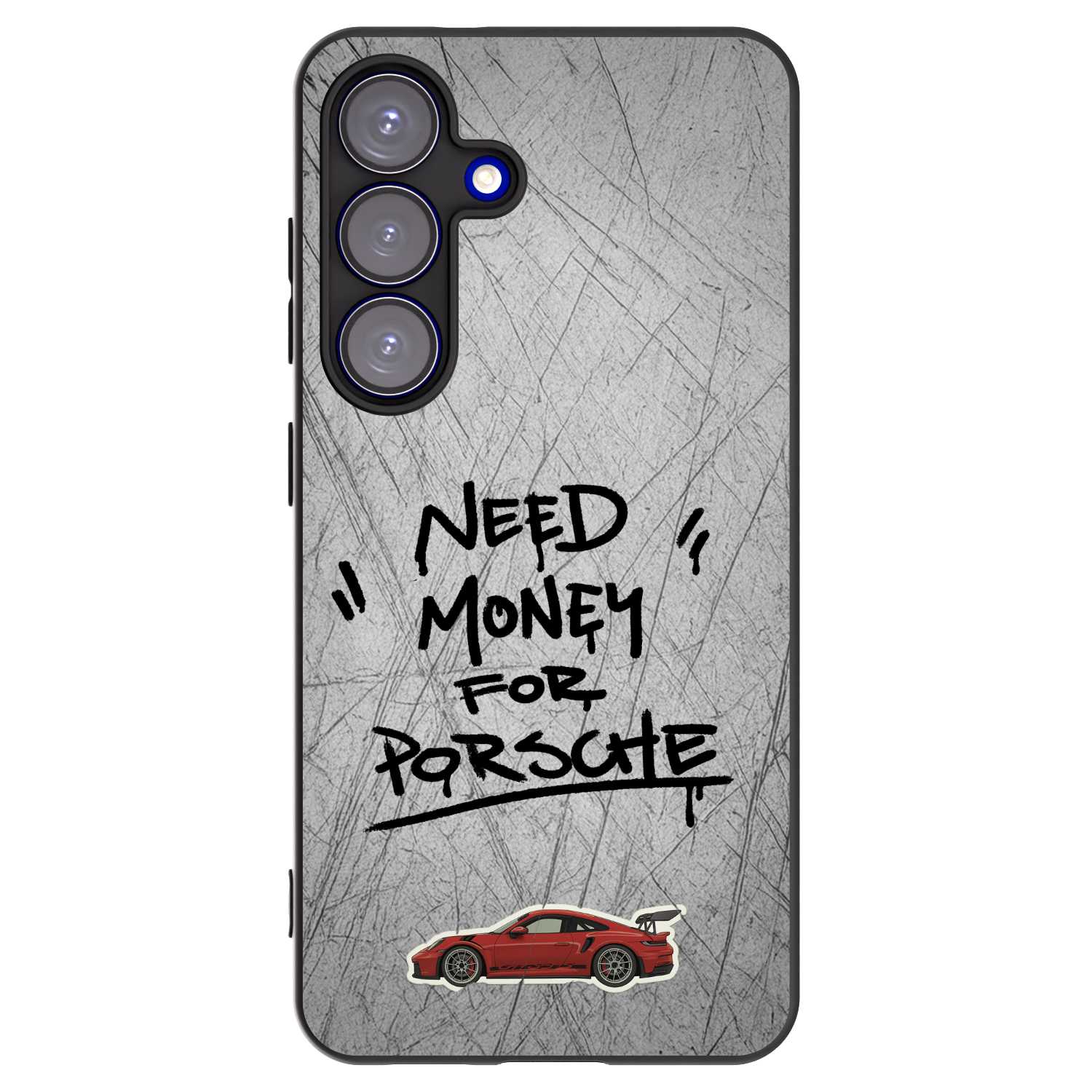 Picasee husă neagră din silicon pentru Samsung Galaxy S25 5G - Grey Drift