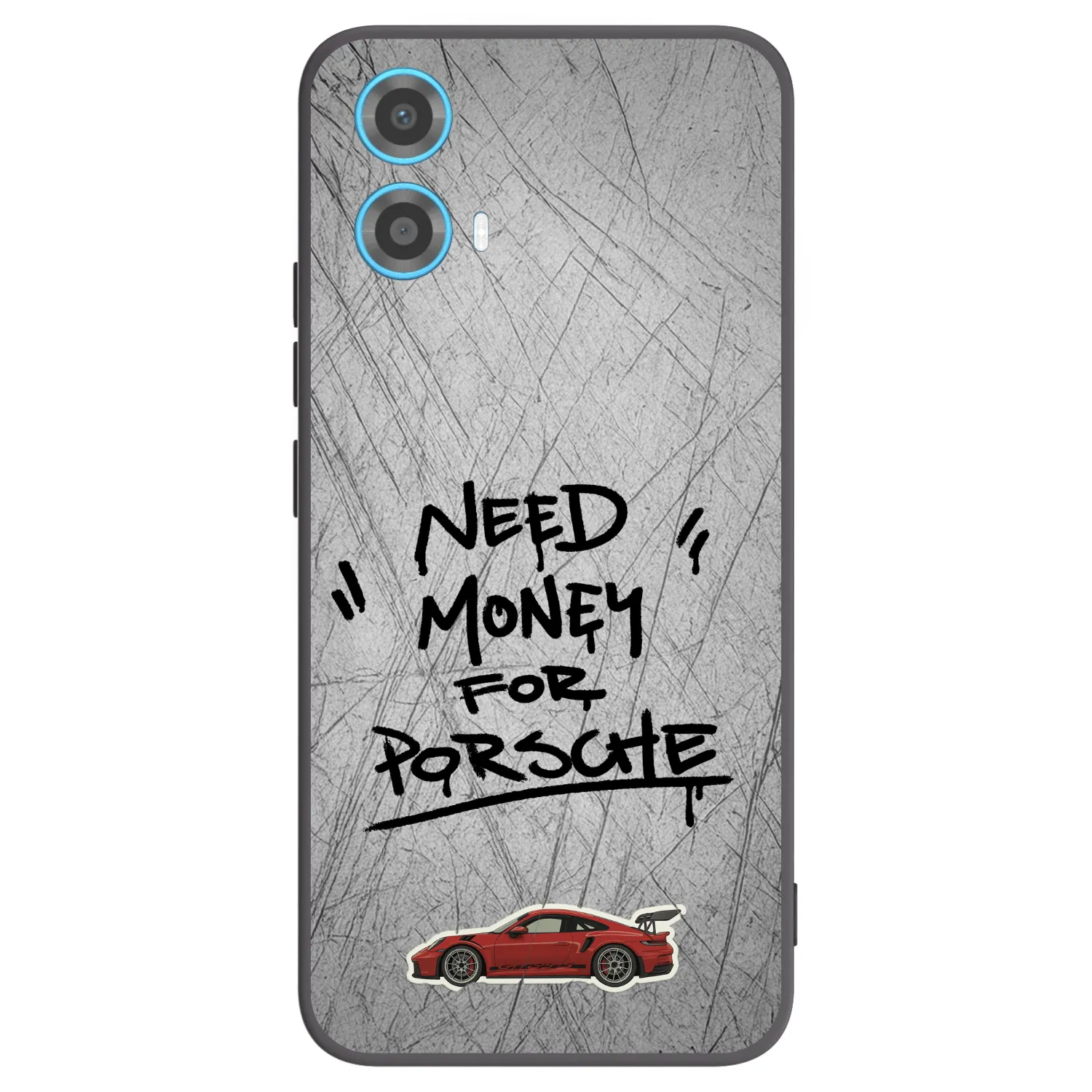 Picasee husă neagră din silicon pentru Motorola Moto G34 5G - Grey Drift
