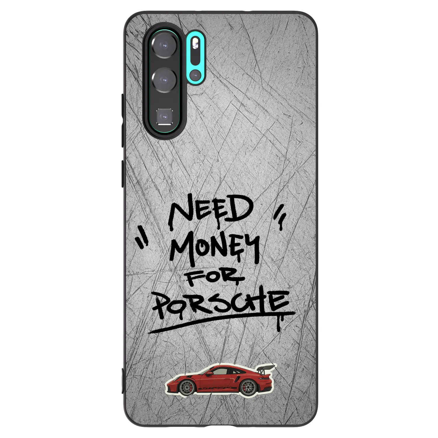Picasee husă neagră din silicon pentru Huawei P30 Pro - Grey Drift