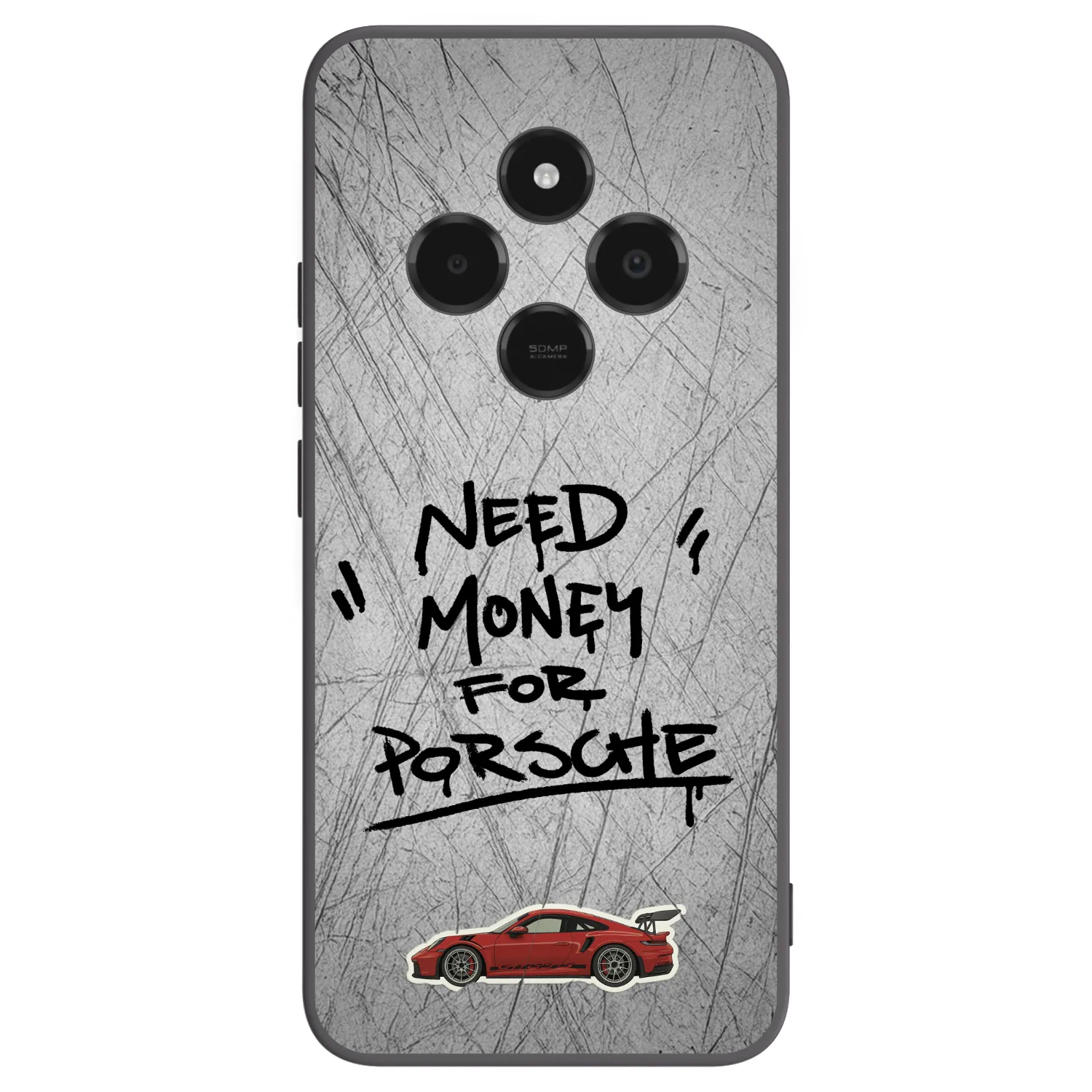 Picasee husă neagră din silicon pentru Xiaomi Poco C75 - Grey Drift