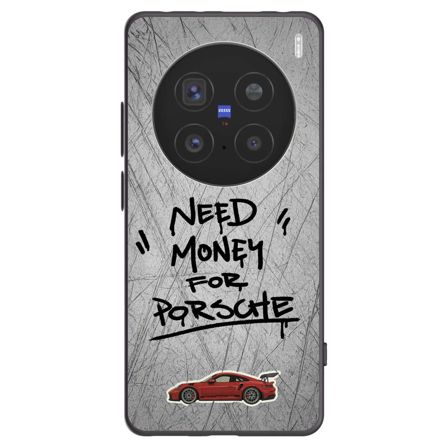 Picasee husă neagră din silicon pentru Vivo X200 Pro - Grey Drift