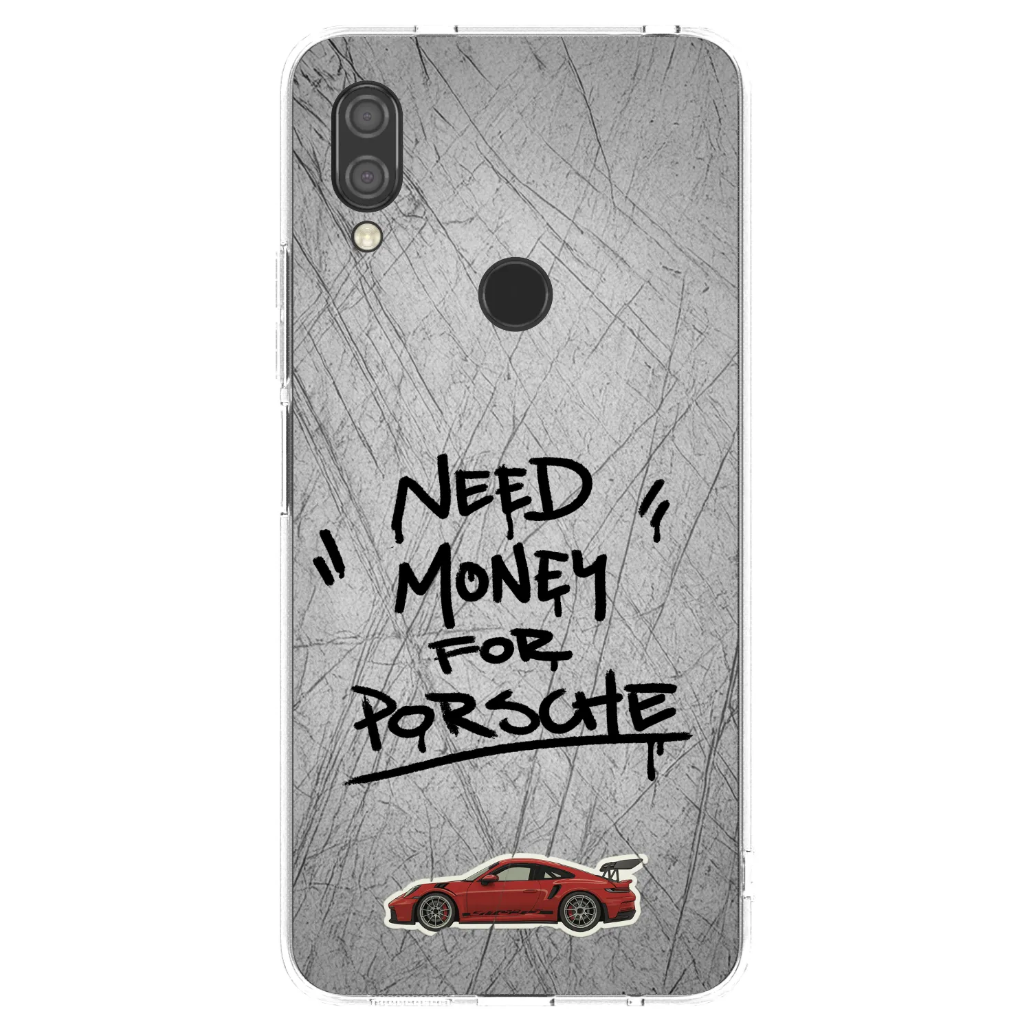 Picasee husă transparentă din silicon pentru Xiaomi Redmi 7 - Grey Drift