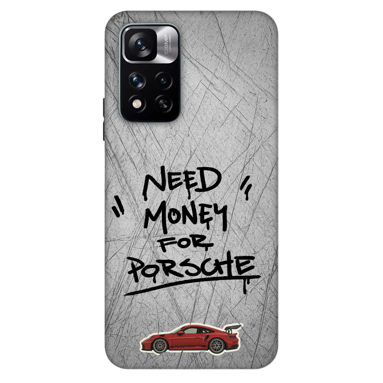 Picasee Fashion Case pentru Xiaomi Redmi Note 11 Pro 5G - Grey Drift