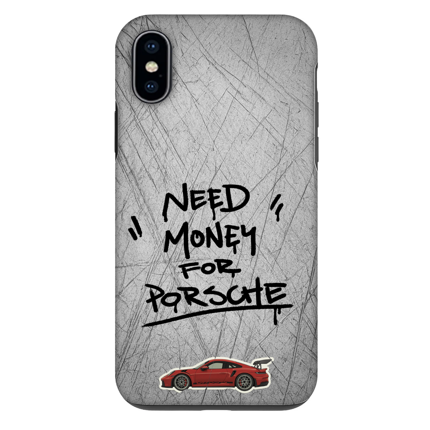 Picasee Fashion Case pentru Apple iPhone X/XS - Grey Drift