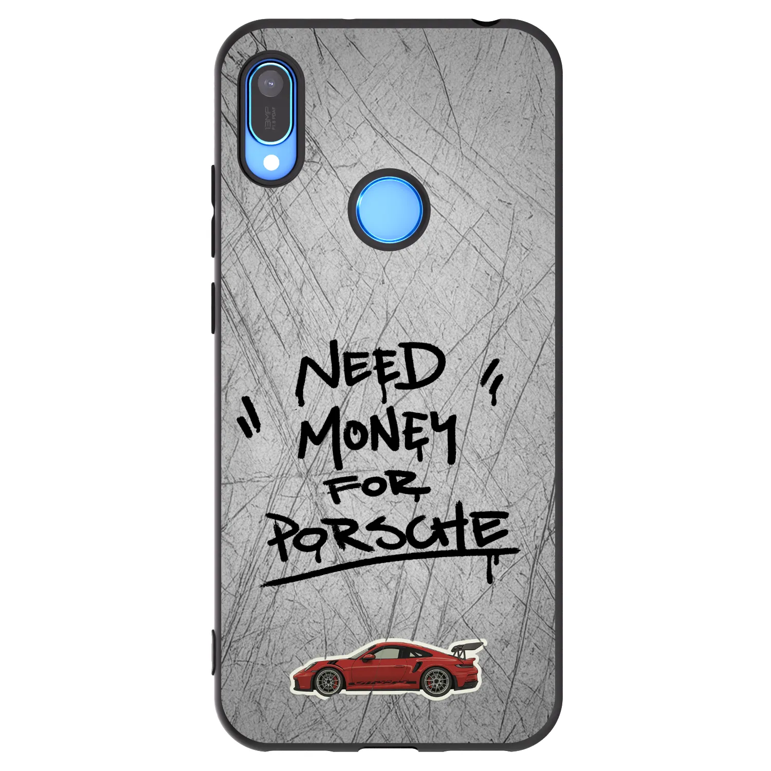 Picasee husă neagră din silicon pentru Huawei Y6 2019 - Grey Drift