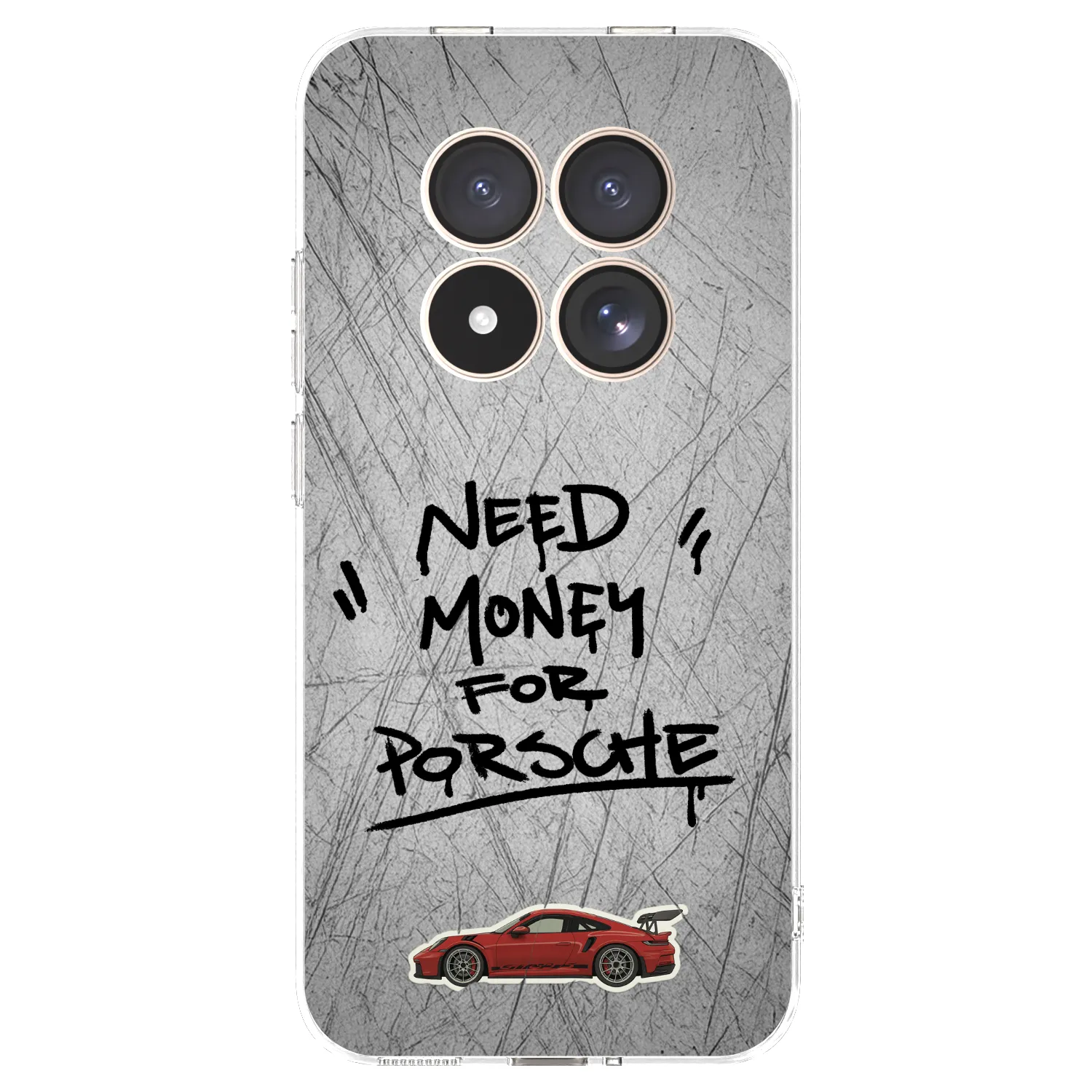 Picasee husă transparentă din silicon pentru Xiaomi Redmi Note 15 Pro 4G - Grey Drift