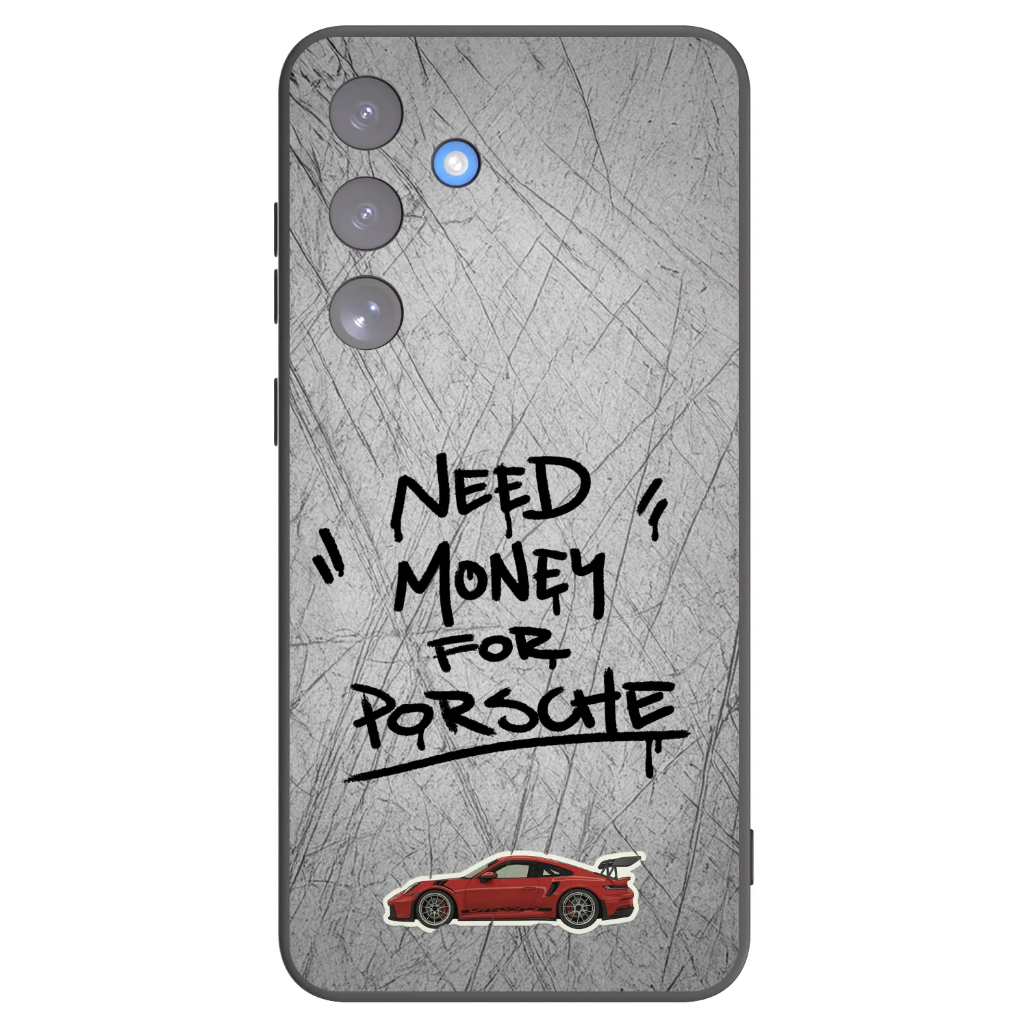 Picasee husă neagră din silicon pentru Samsung Galaxy S25 FE 5G - Grey Drift
