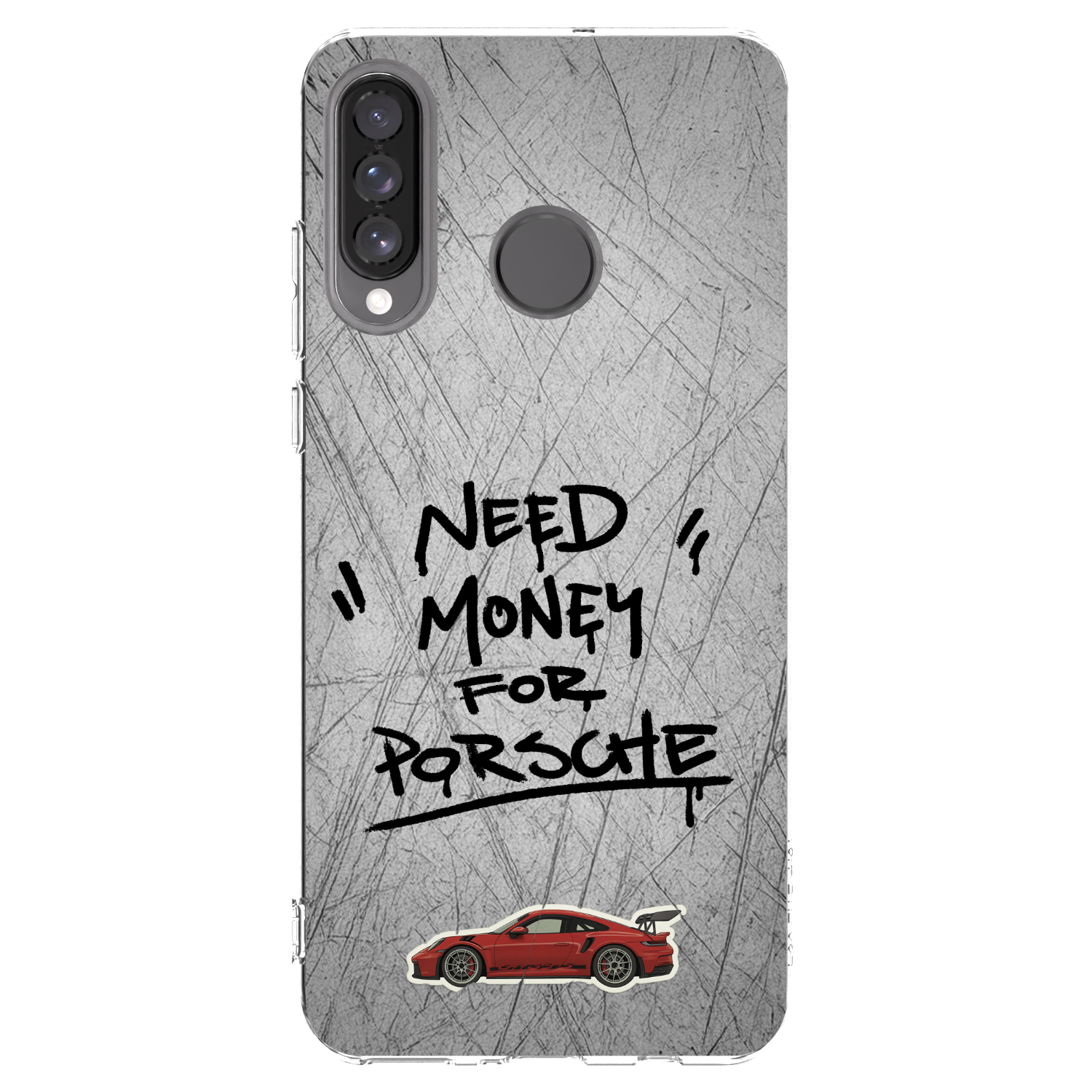 Picasee husă transparentă din silicon pentru Huawei P30 Lite - Grey Drift