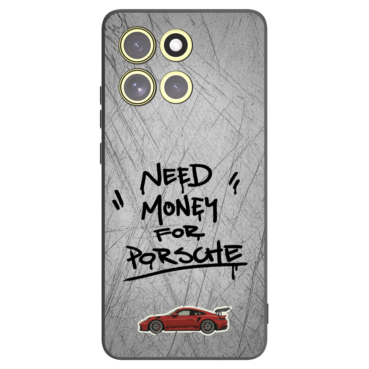 Picasee husă neagră din silicon pentru Motorola Moto G86 Power 5G - Grey Drift