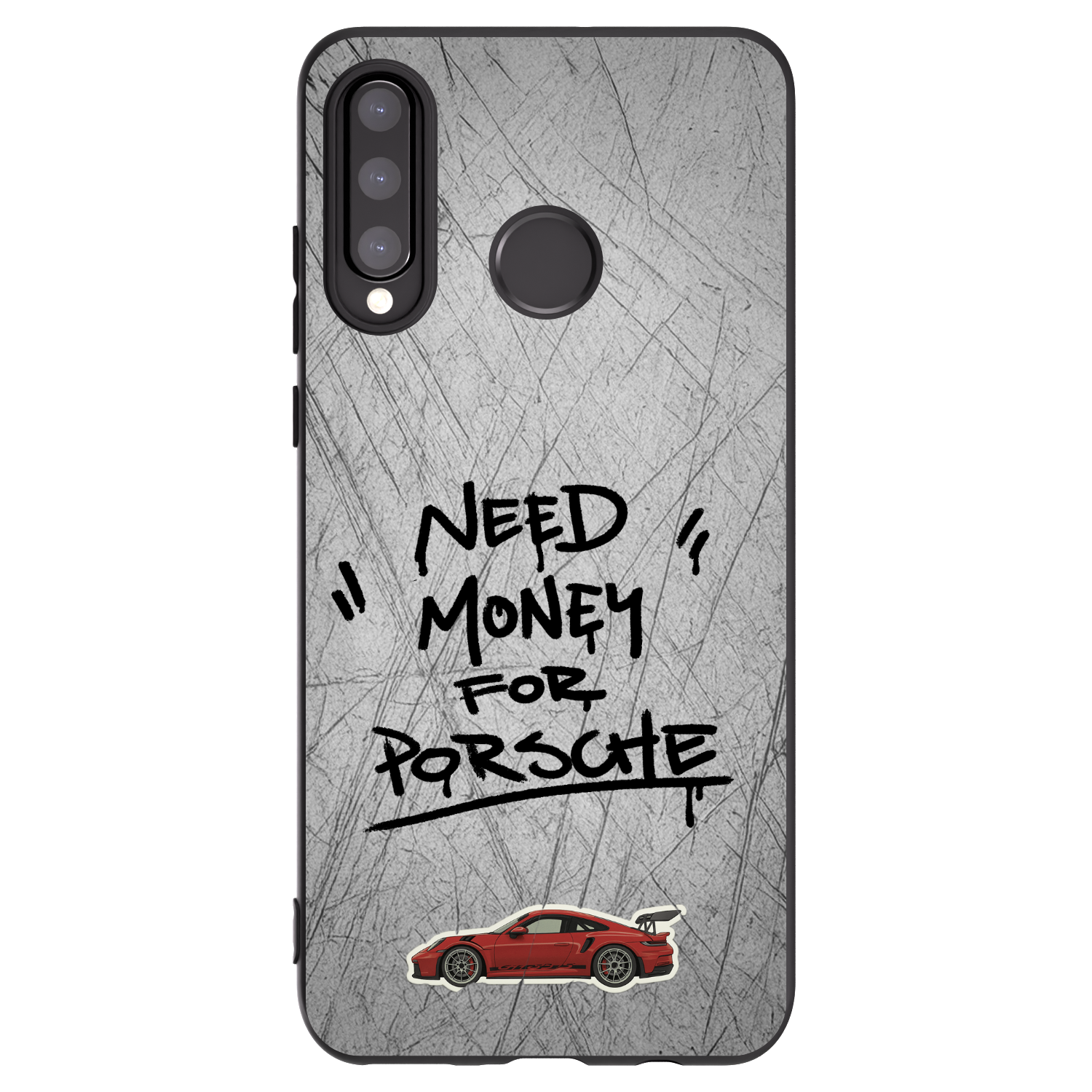 Picasee husă neagră din silicon pentru Huawei P30 Lite - Grey Drift