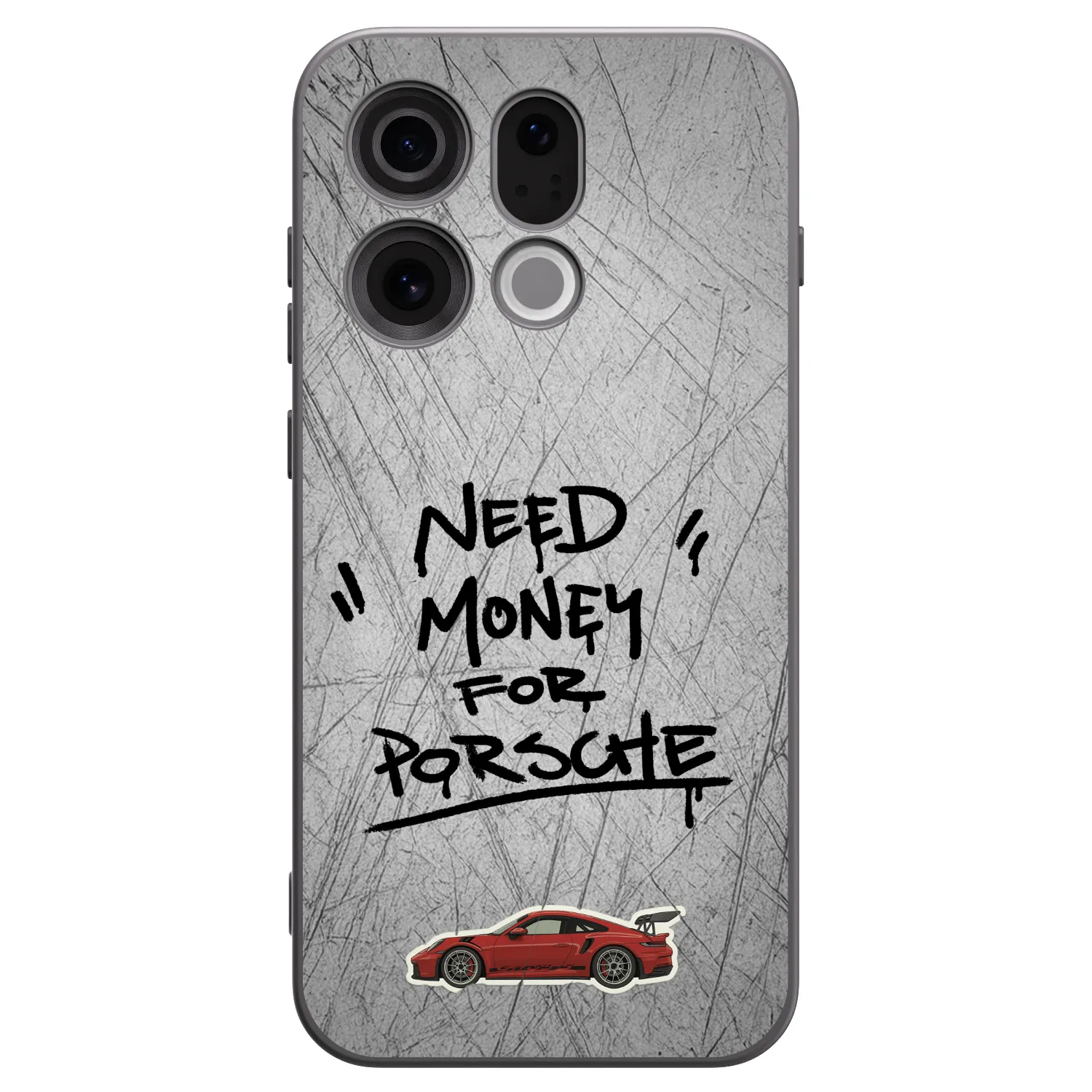 Picasee husă neagră din silicon pentru OPPO Find X9 - Grey Drift