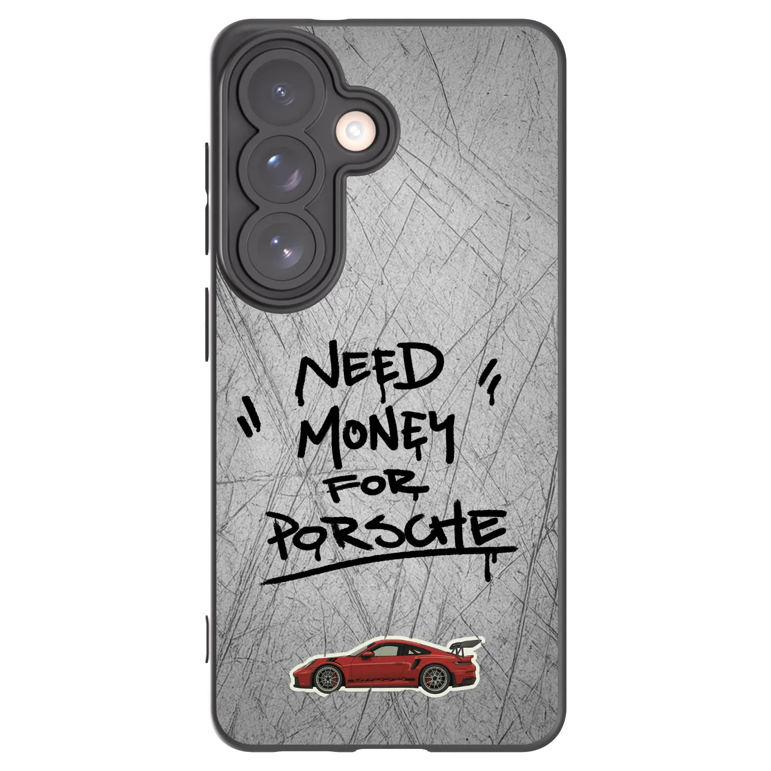 Picasee husă neagră din silicon pentru Samsung Galaxy S26 - Grey Drift