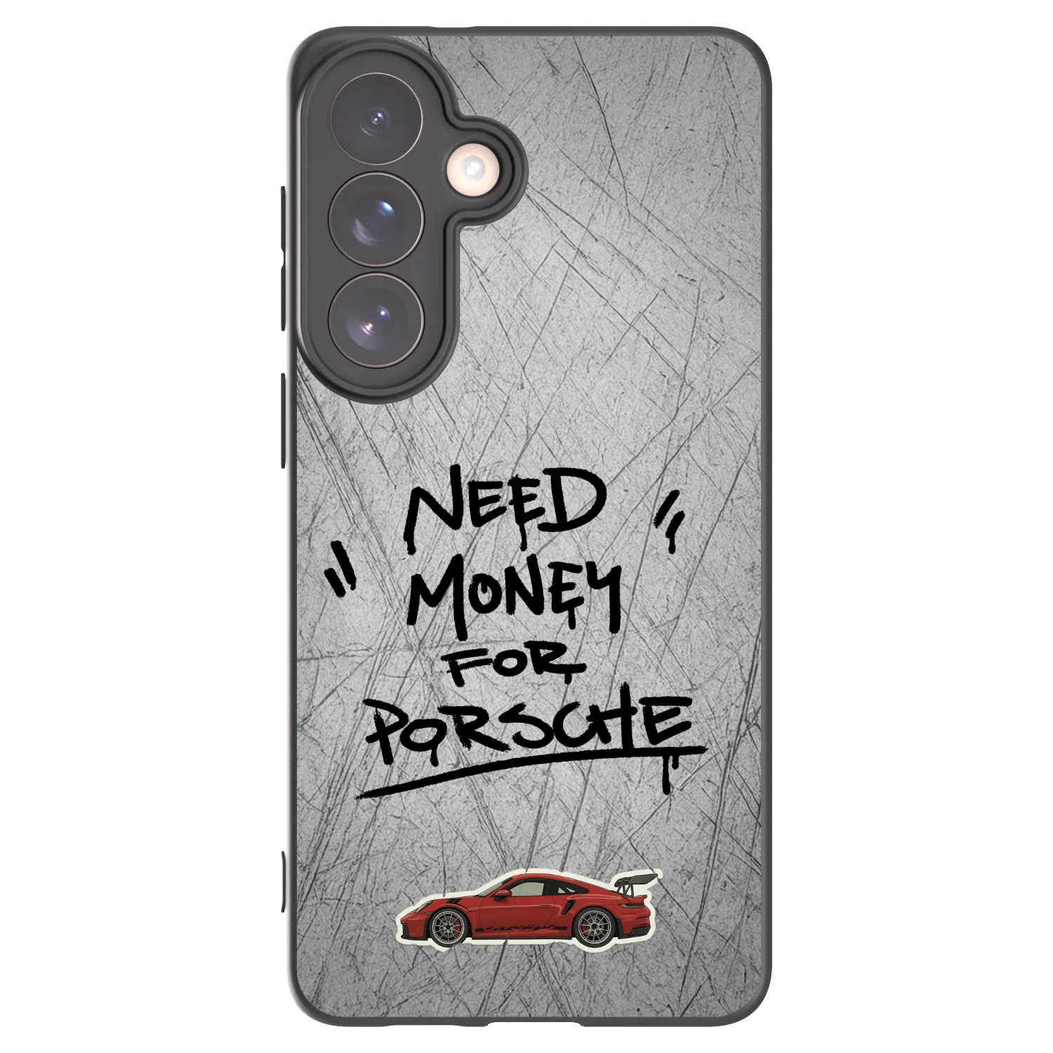 Picasee husă neagră din silicon pentru Samsung Galaxy S26+ - Grey Drift