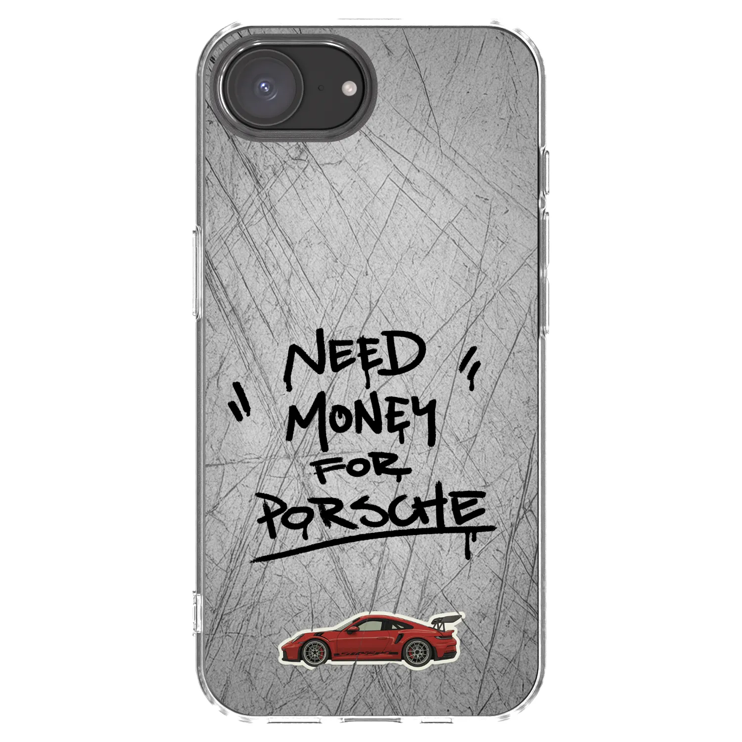 Picasee husă transparentă din silicon pentru Apple iPhone 17e - Grey Drift