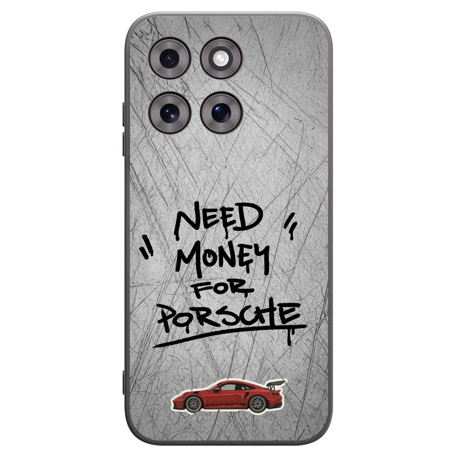 Picasee husă neagră din silicon pentru Motorola Moto G77 - Grey Drift
