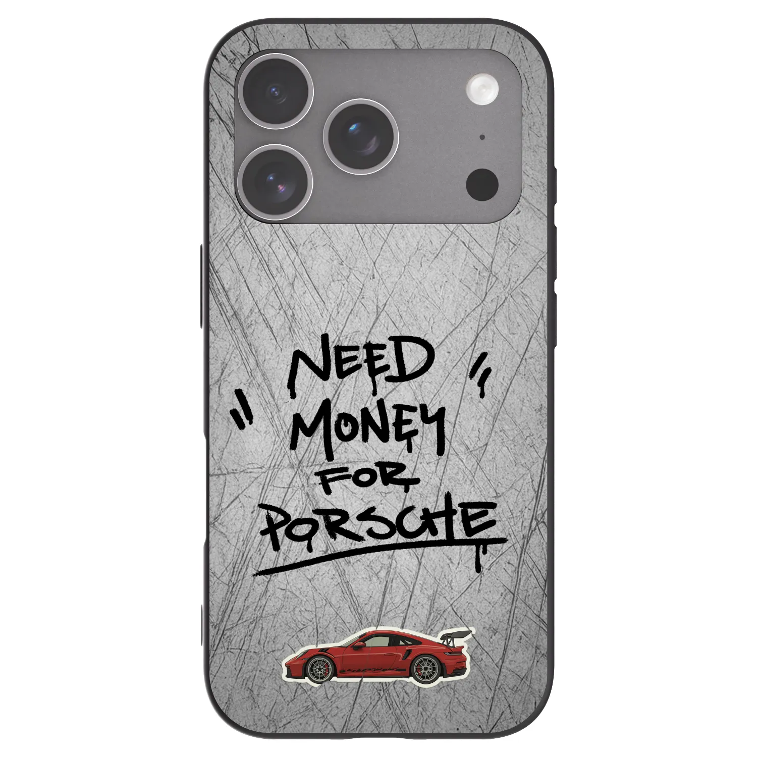 Picasee husă neagră din silicon pentru Apple iPhone 18 Pro - Grey Drift