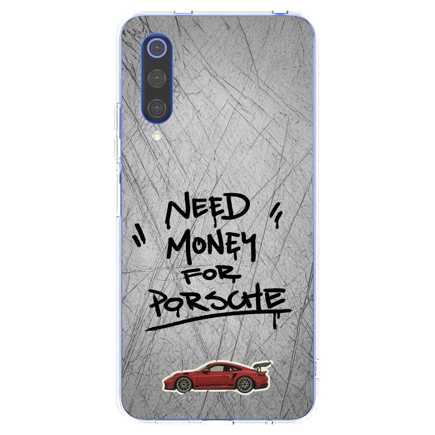 Picasee husă transparentă din silicon pentru Xiaomi Mi 9 SE - Grey Drift