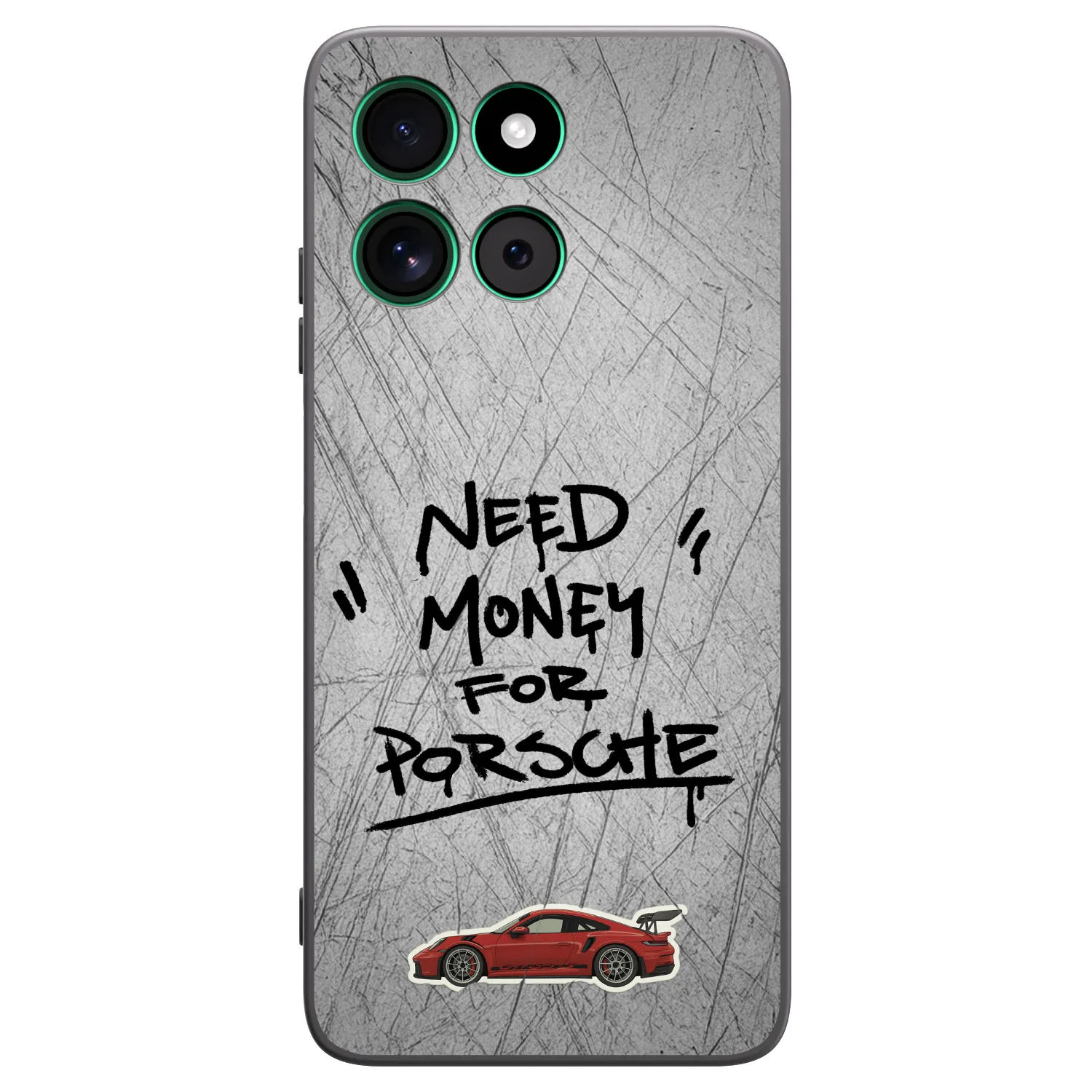 Picasee husă neagră din silicon pentru Motorola Moto G57 Power - Grey Drift