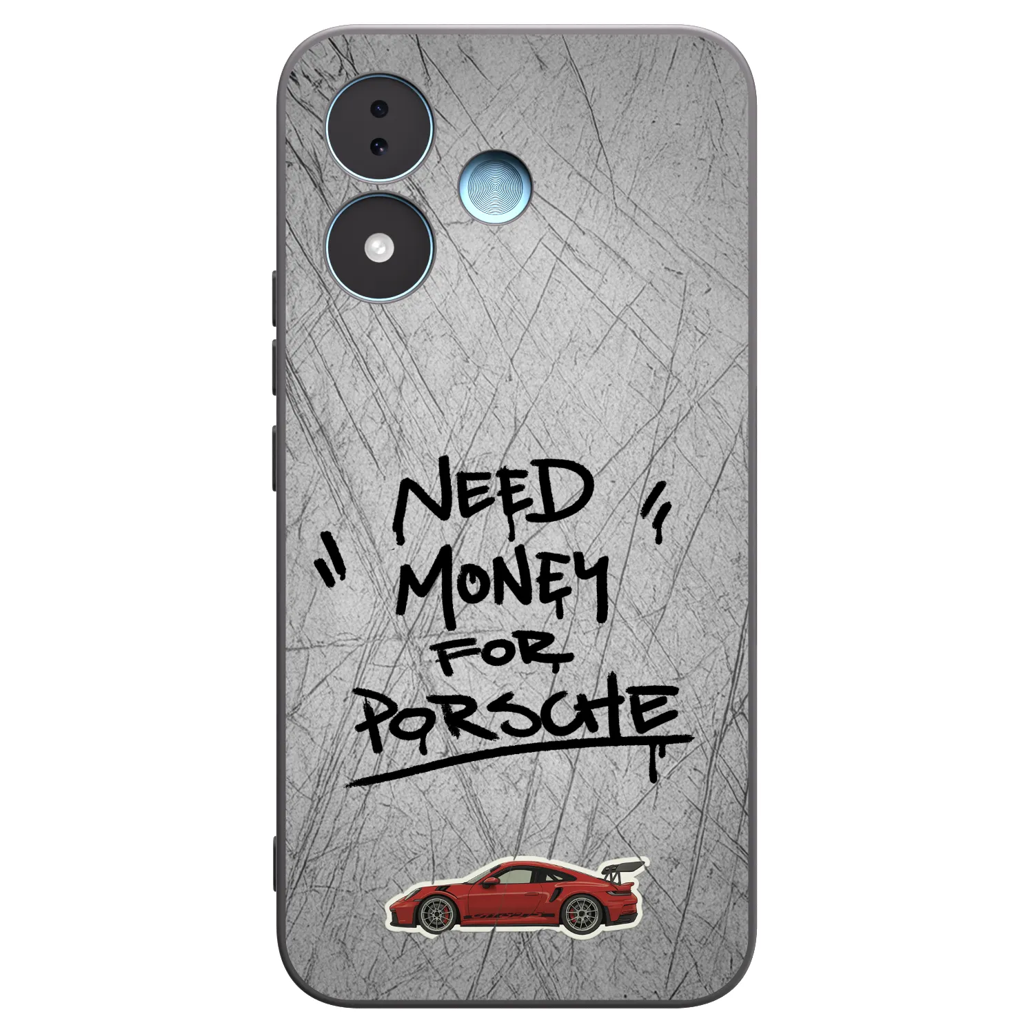 Picasee husă neagră din silicon pentru Xiaomi Redmi Note 17 5G - Grey Drift