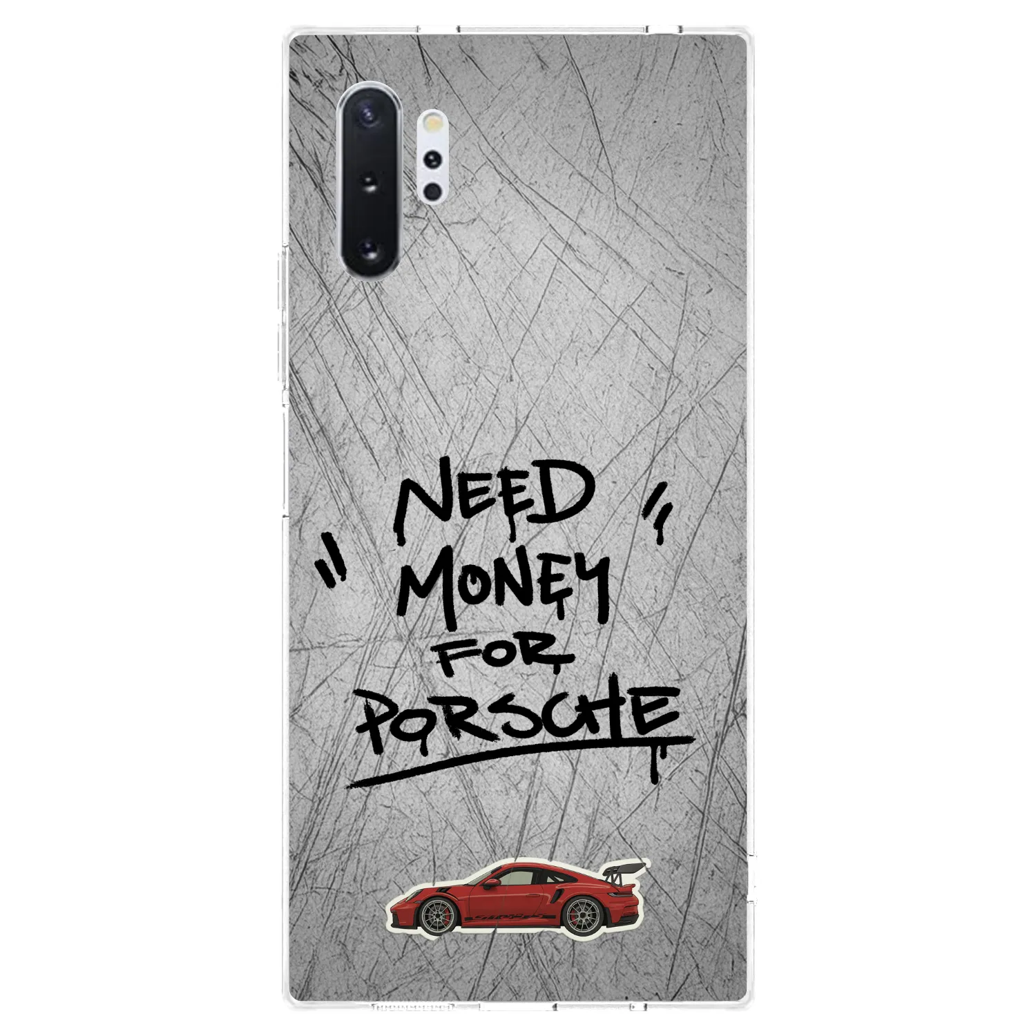 Picasee husă transparentă din silicon pentru Samsung Galaxy Note 10+ N975F - Grey Drift