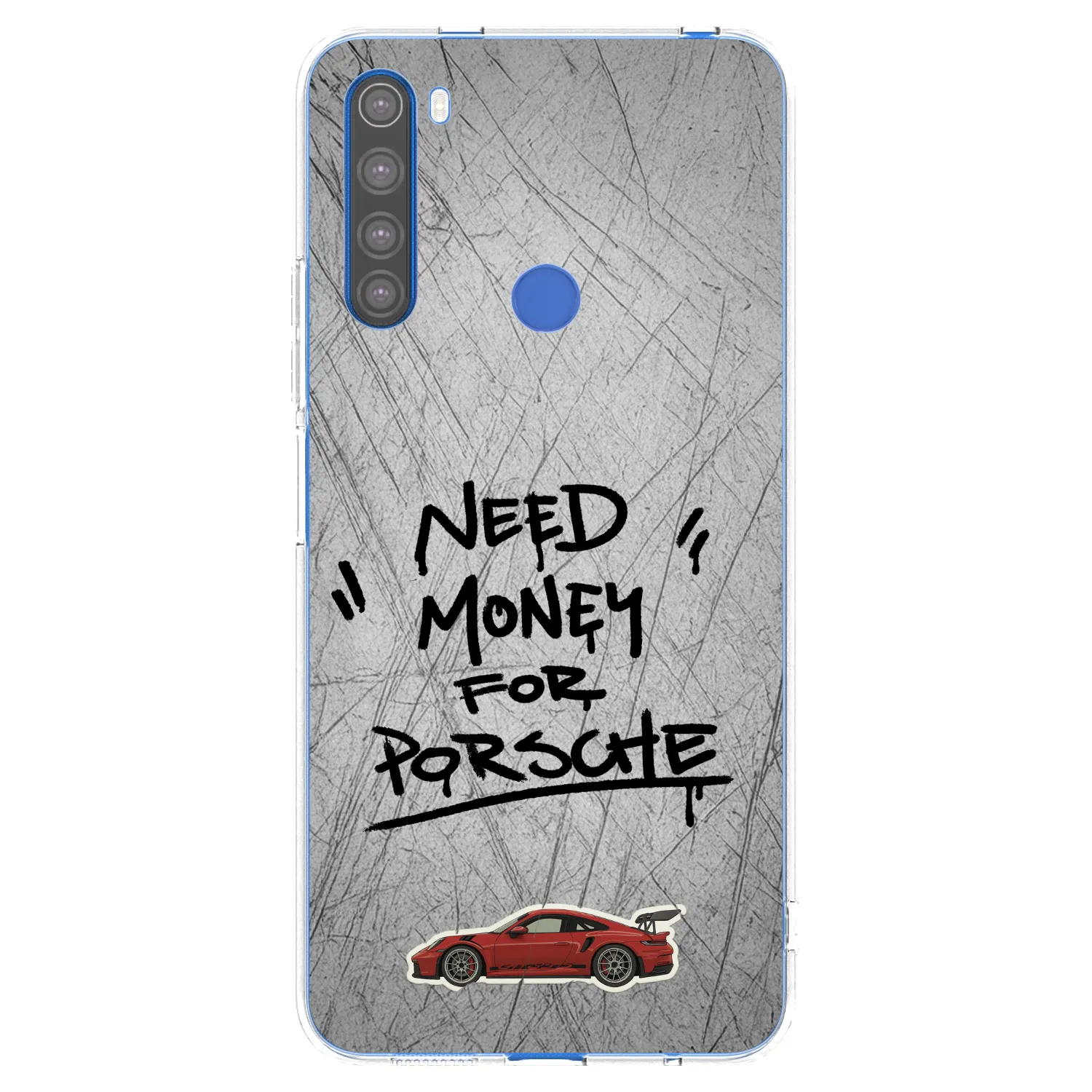 Picasee husă transparentă din silicon pentru Xiaomi Redmi Note 8T - Grey Drift