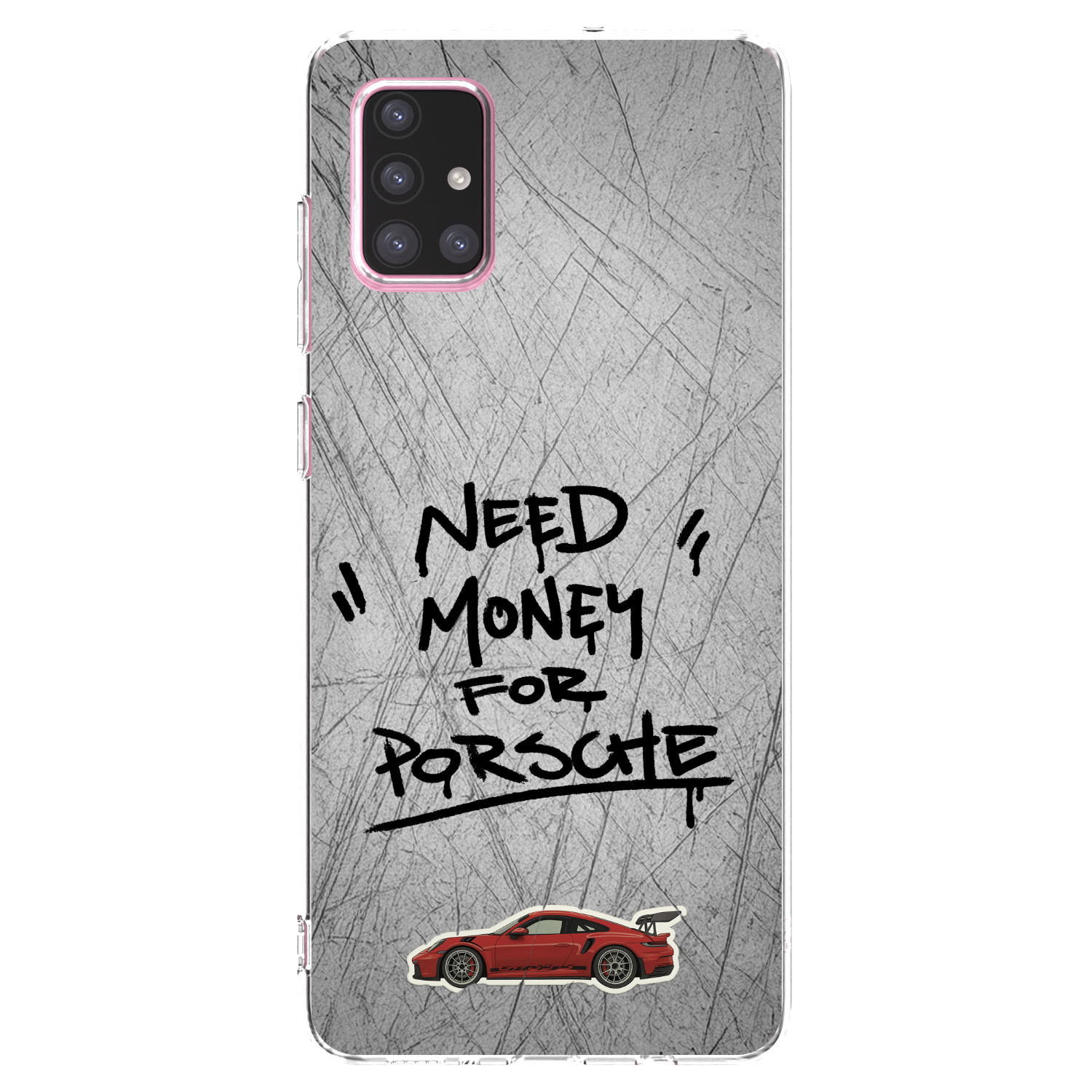 Picasee husă transparentă din silicon pentru Samsung Galaxy A71 A715F - Grey Drift
