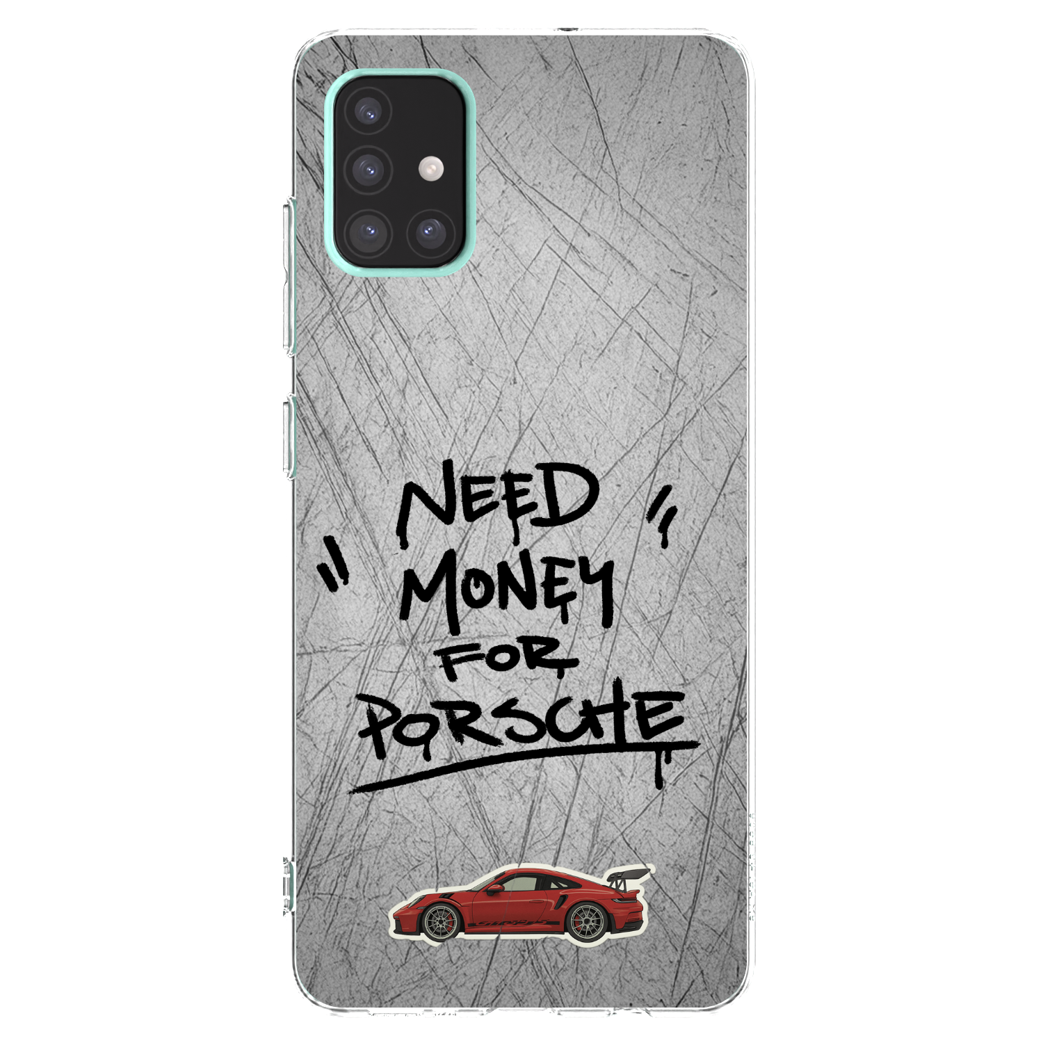Picasee husă transparentă din silicon pentru Samsung Galaxy A51 A515F - Grey Drift