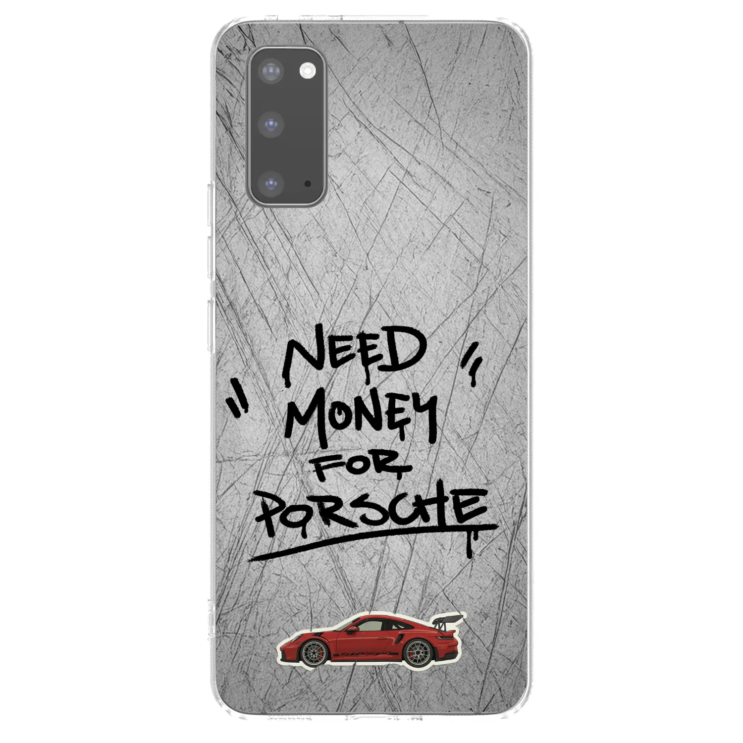 Picasee husă transparentă din silicon pentru Samsung Galaxy S20 G980F - Grey Drift