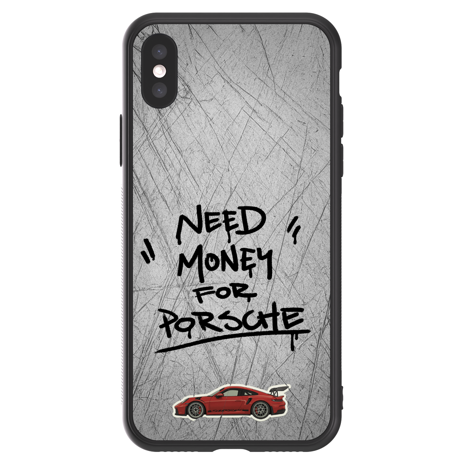 Picasee ULTIMATE CASE pentru Apple iPhone X/XS - Grey Drift