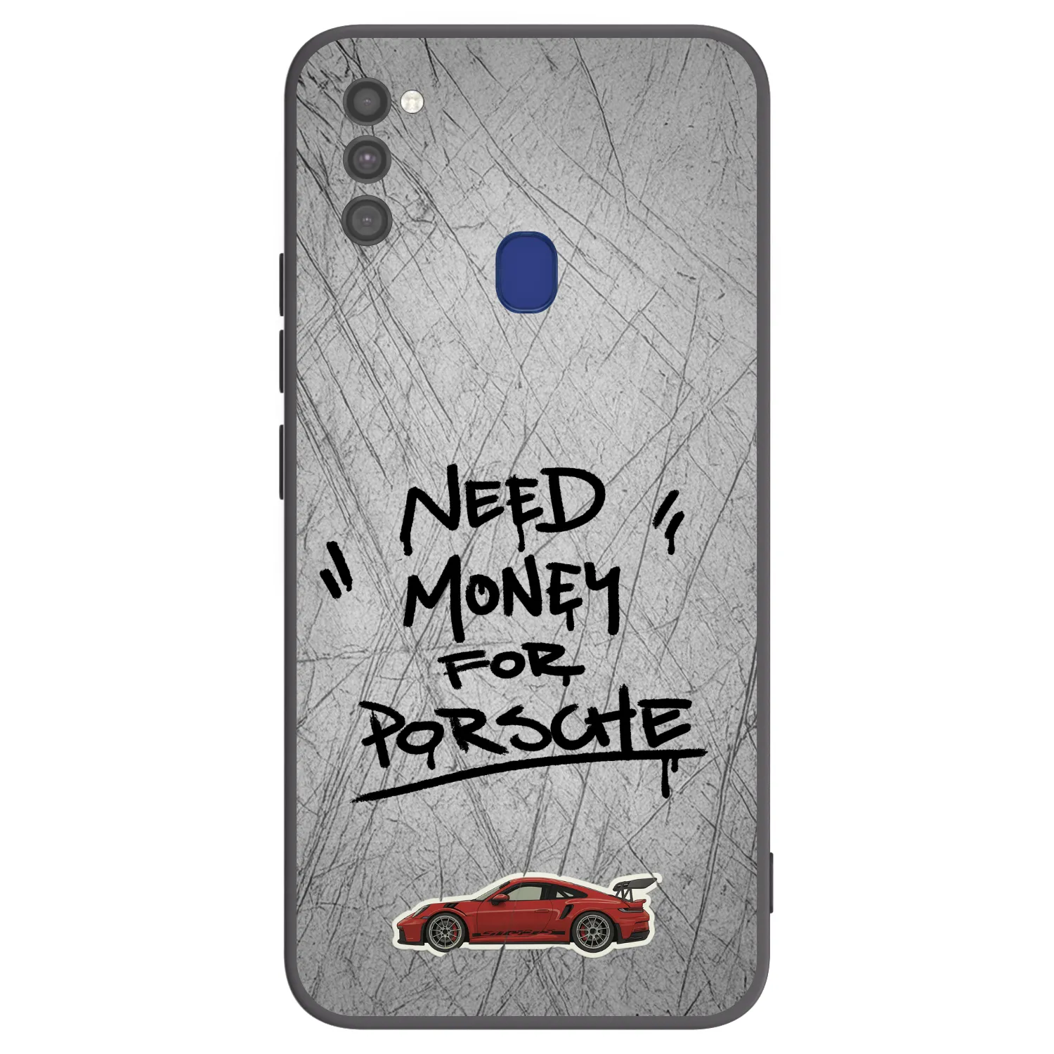 Picasee husă neagră din silicon pentru Samsung Galaxy M21 M215F - Grey Drift