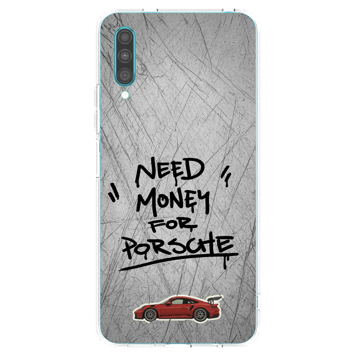 Picasee husă transparentă din silicon pentru Samsung Galaxy A30s A307F - Grey Drift