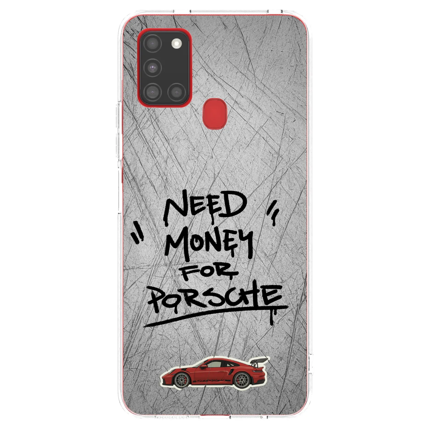 Picasee husă transparentă din silicon pentru Samsung Galaxy A21s - Grey Drift