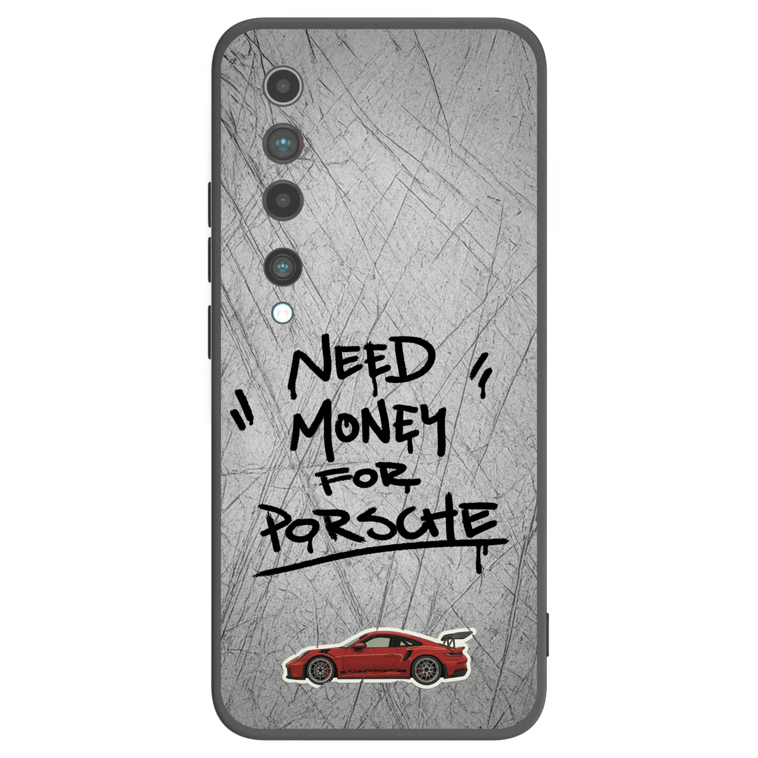 Picasee husă neagră din silicon pentru Xiaomi Mi 10 - Grey Drift