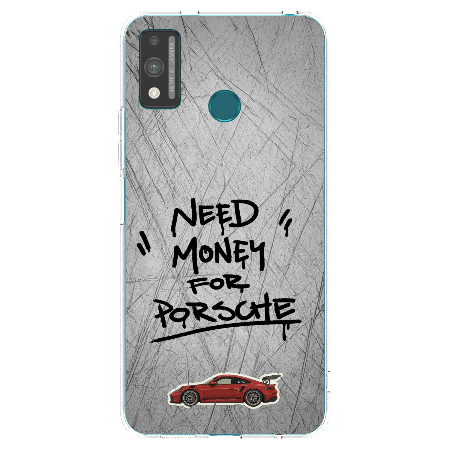 Picasee husă transparentă din silicon pentru Honor 9X Lite - Grey Drift