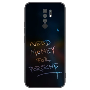 Picasee husă neagră din silicon pentru Xiaomi Redmi 9 - Neon Nights