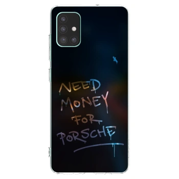 Picasee husă transparentă din silicon pentru Samsung Galaxy M51 M515F - Neon Nights